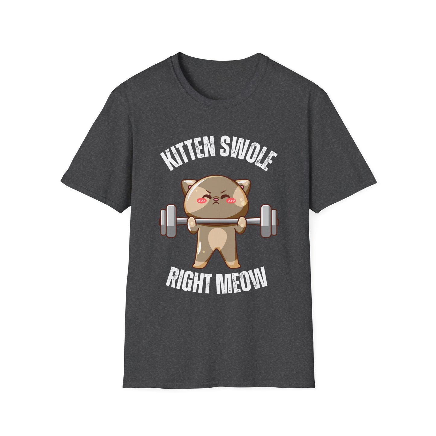 Funny Workout T-Shirt for Cat Lover gift for Gym Lover T Shirt, Funny Cat Shirt for Fitness Lover gift for Cat Lovers KITTEN Swole