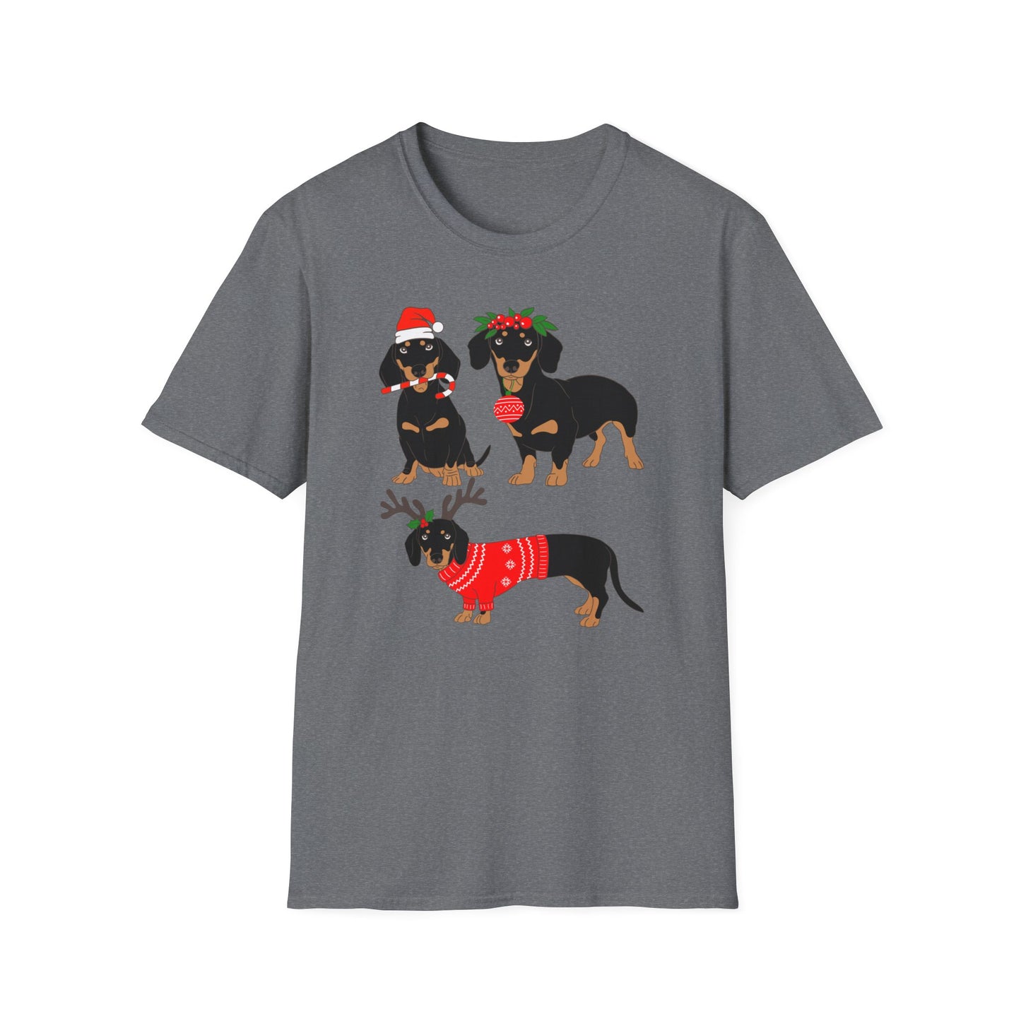 Dachshund Tshirt for Christmas present for Dog Lover gift for Dachshund Mom gifts Cute Weiner Dog Tshirt for Women's Christmas gifts