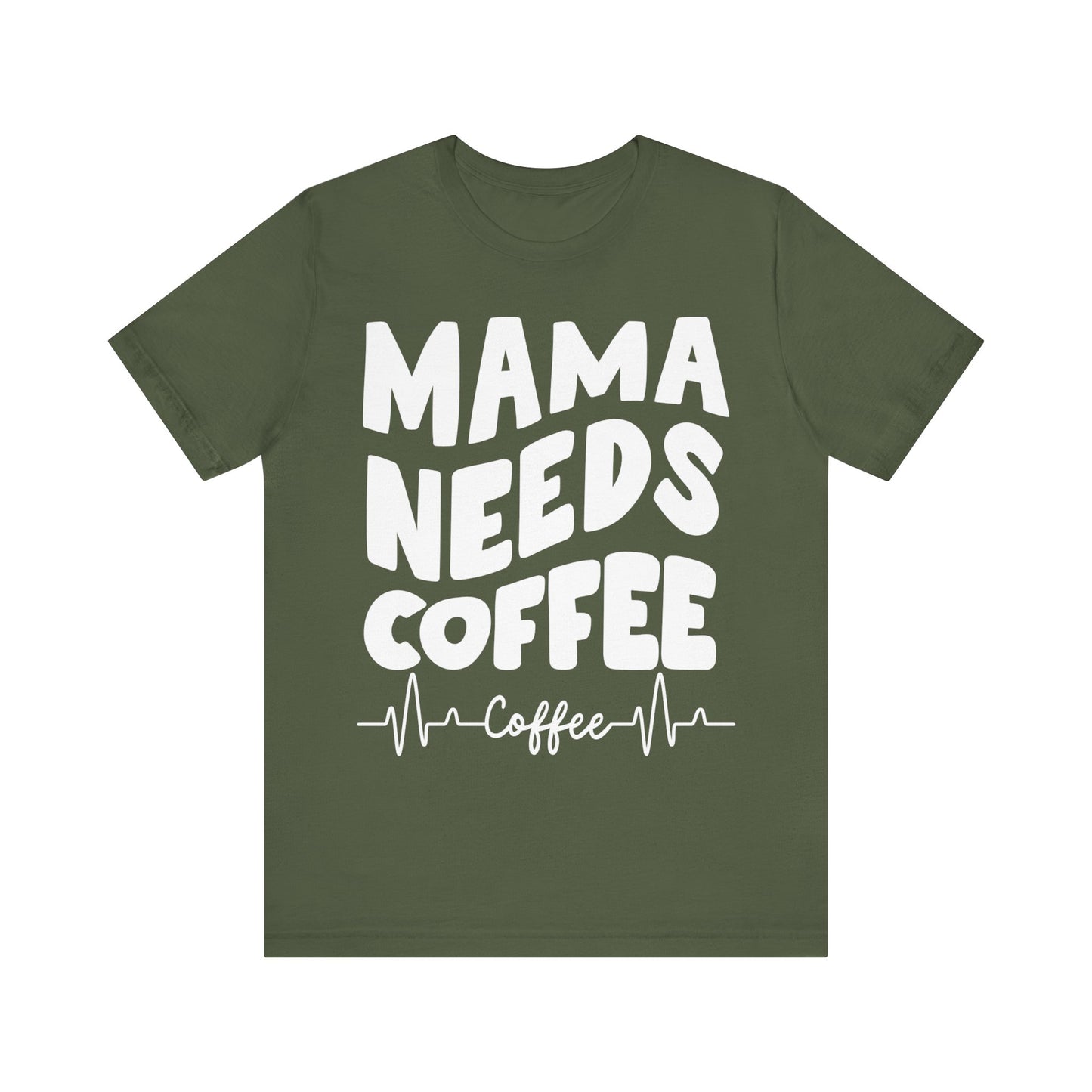 MAMA Needs COFFEE Shirt for Coffee Lover gift for Mothers Day gifts for Mom Groovy Mommy Shirts for Women