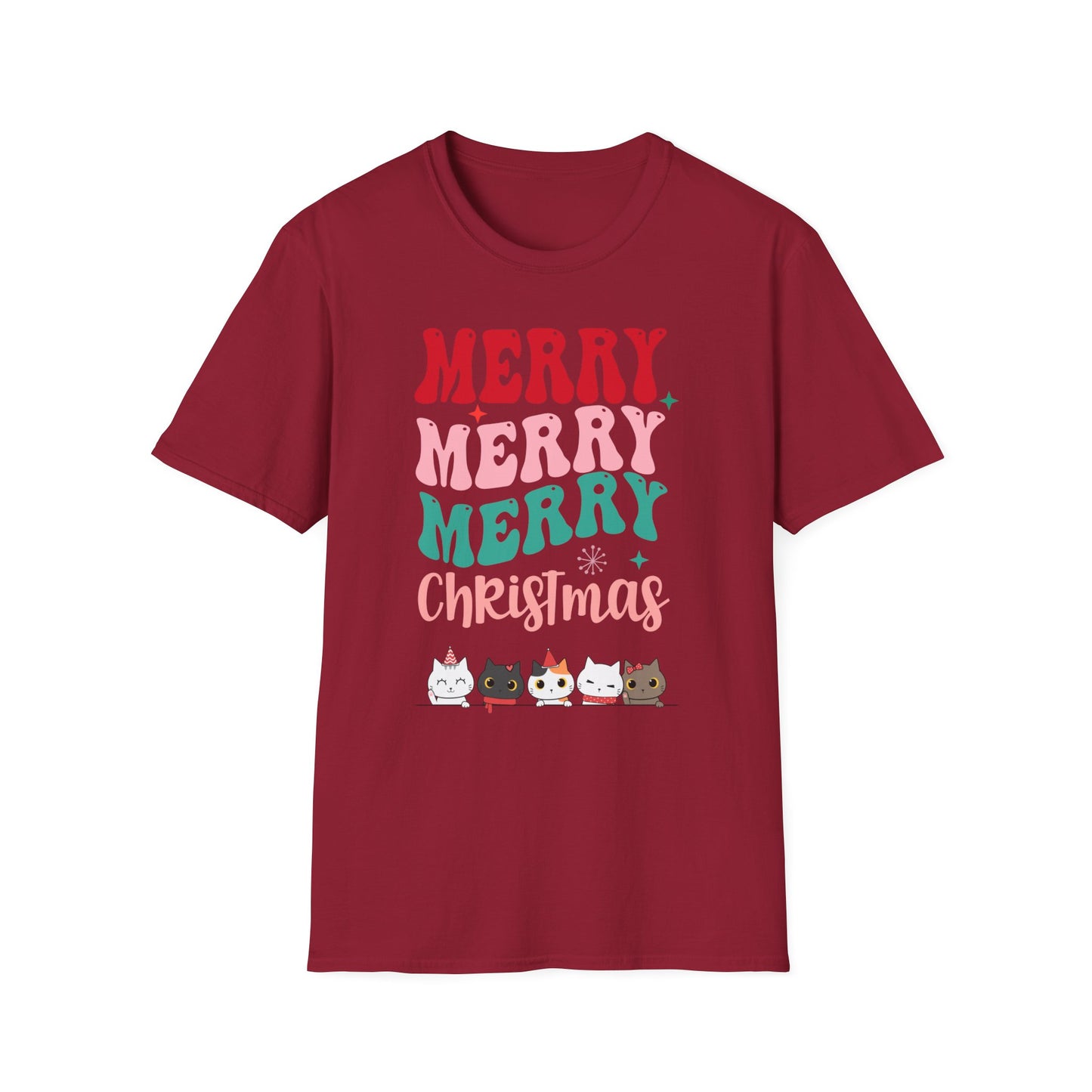 Groovy Christmas Shirt for Cat Lover gifts for Cat Lady T-shirt for Christmas Tshirt gifts for Cat Mom T-shirts for Christmas gift for Women