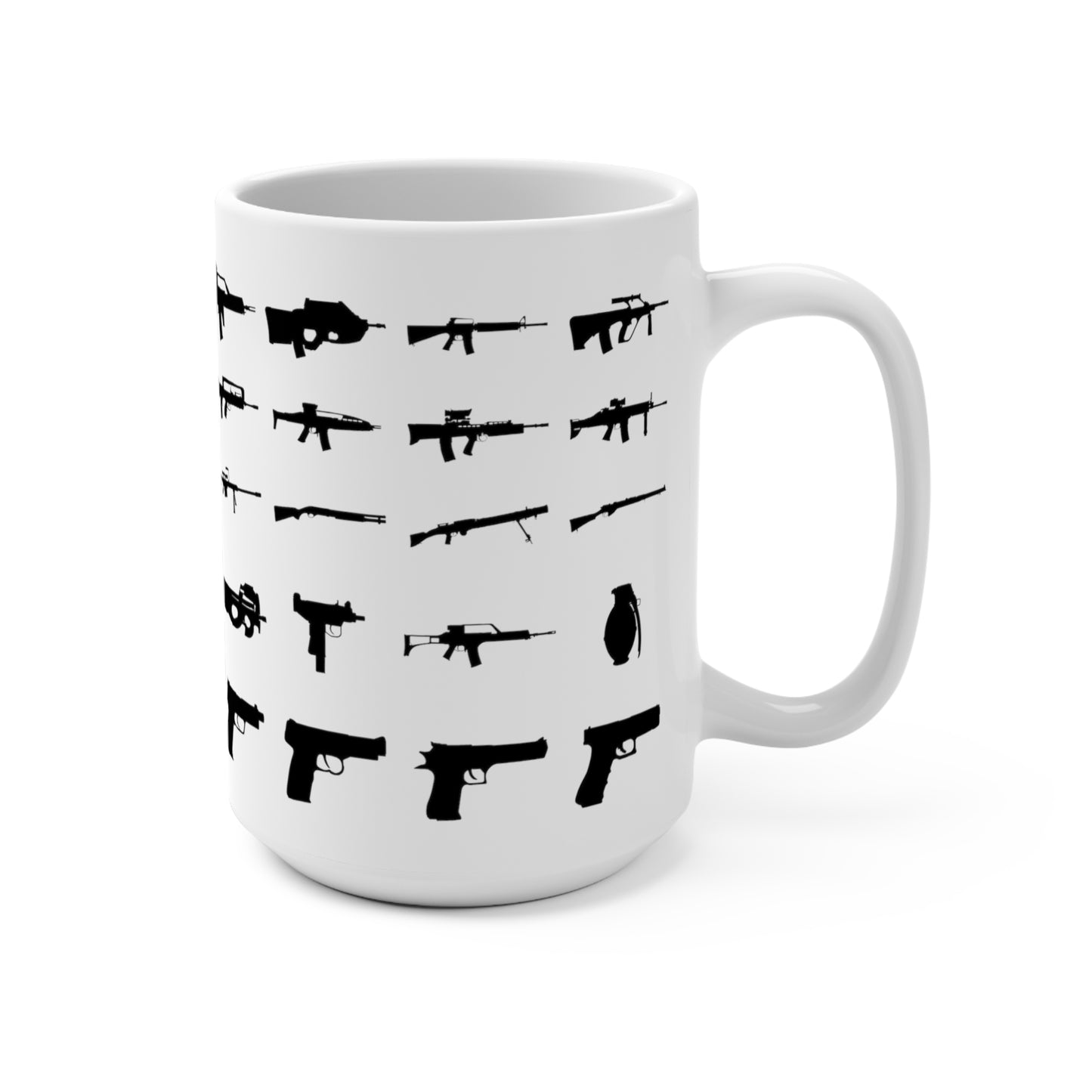 Funny Gun Mug Gift for Husband for Father's Day gift for Dad gifts - Gun Lover Mug for boyfriend gift for him gifts - Gun Coffee Mug 15oz Piece Be With You