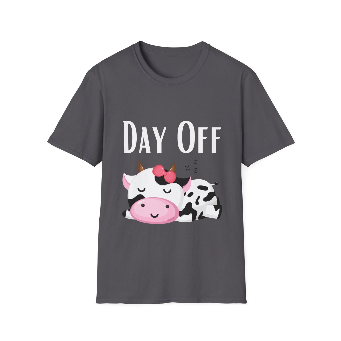 Cute Cow T-shirt for Cow Lover gift Funny Cow Shirt DAY OFF Top for Rest and Relaxation T Shirt Cozy shirt for Women gifts