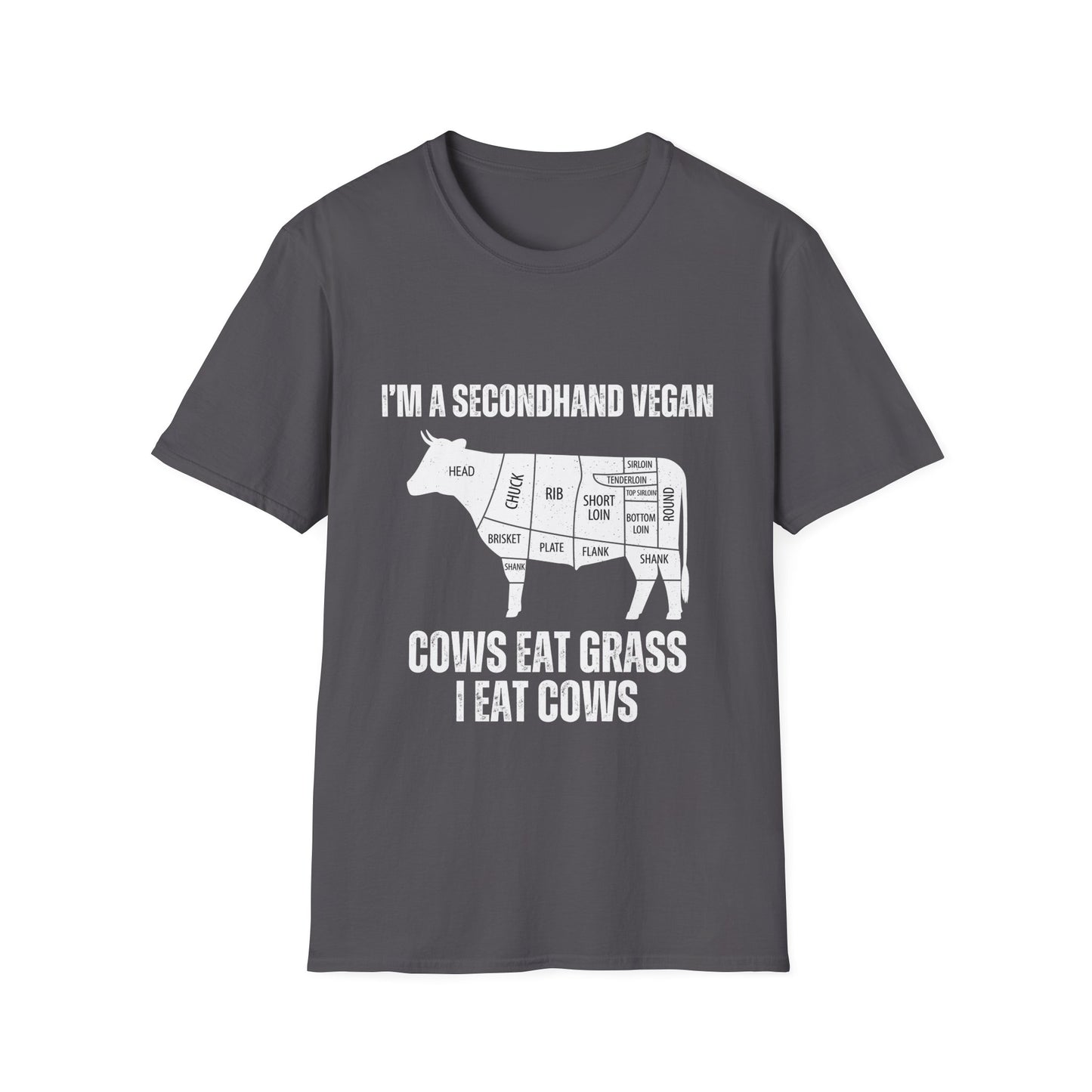 Funny Shirt for Meat Lover gift for Carnivore gift for Valentines Day gift for Him - Meat T-shirt - Funny T shirt for Her - Secondhand Vegan