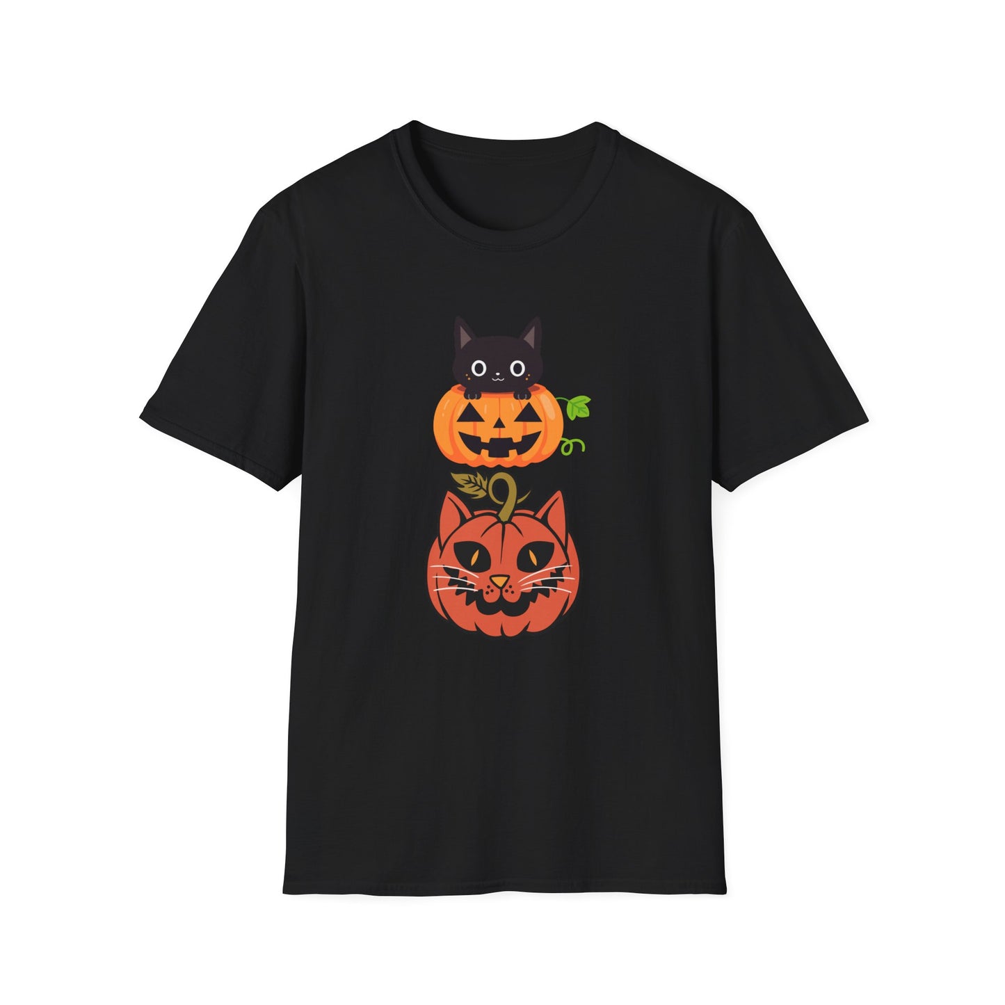 Halloween Kitty Shirt for Halloween gifts for Black Cat Shirts for Black Cats Lover T Shirt for Spooky Season Cat T Shirt for Halloween gift
