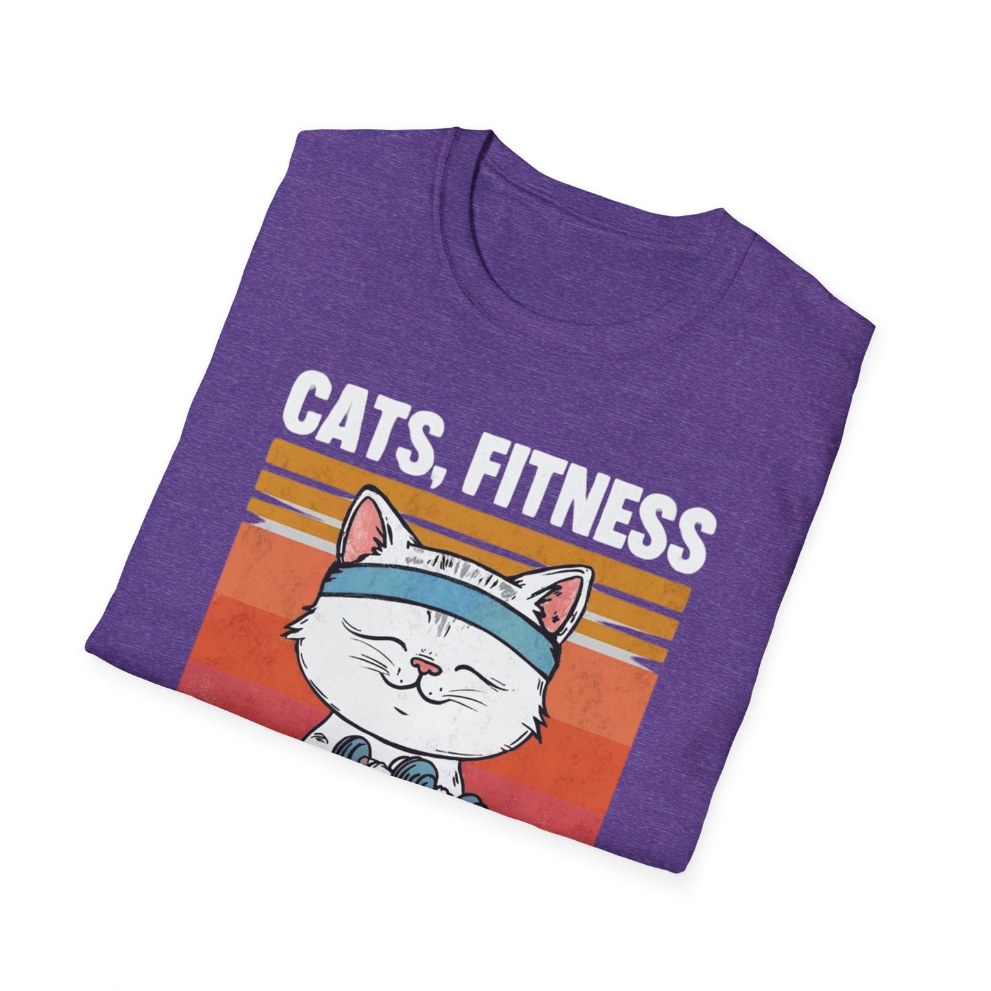 Cat Fitness Shirt for cats Lover gifts for Pet Lovers T-shirt for Gym Rat T Shirt Funny Dog T Shirts CATS Fitness and Not Much Else Tees