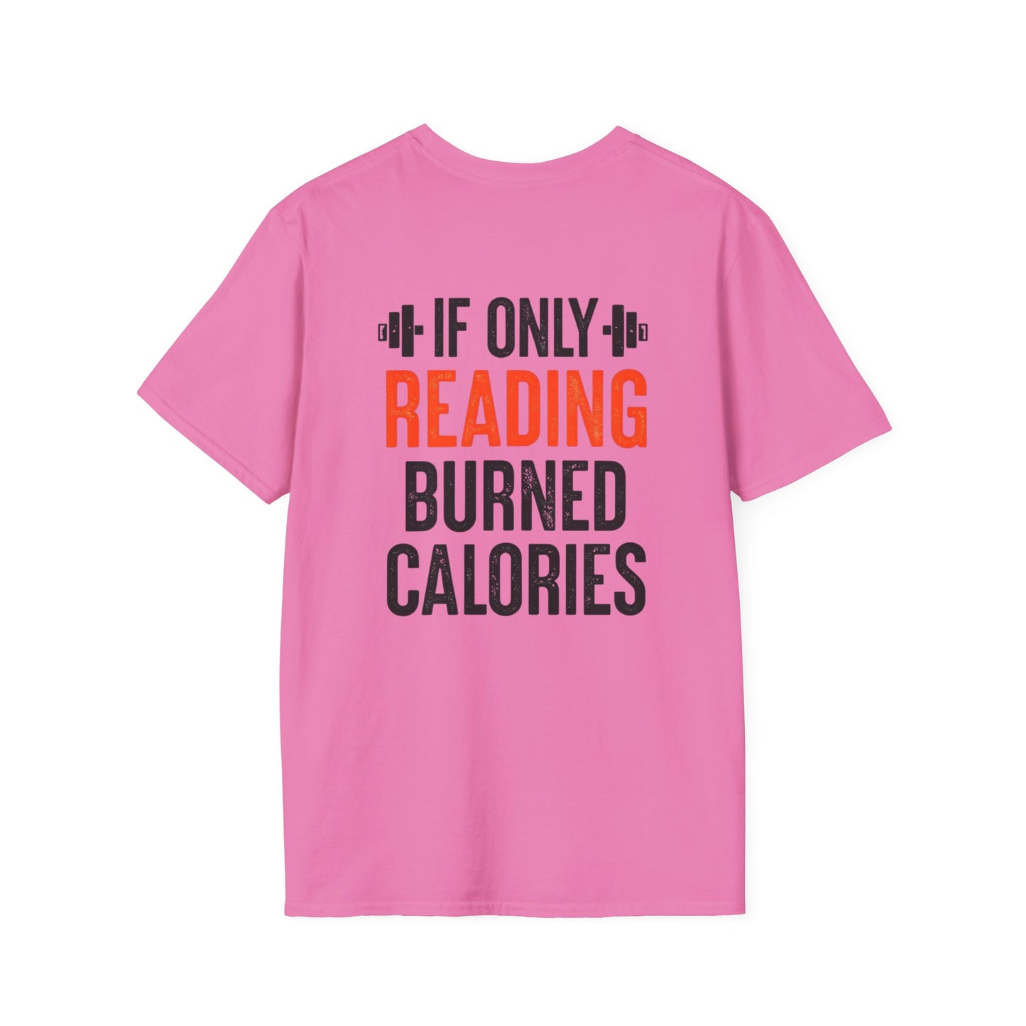 If only Reading Burned Calories T-Shirt, Bookworm Gift, Funny Gym Shirt, Bookish Tee, Read Books Shirts for Book lovers gift