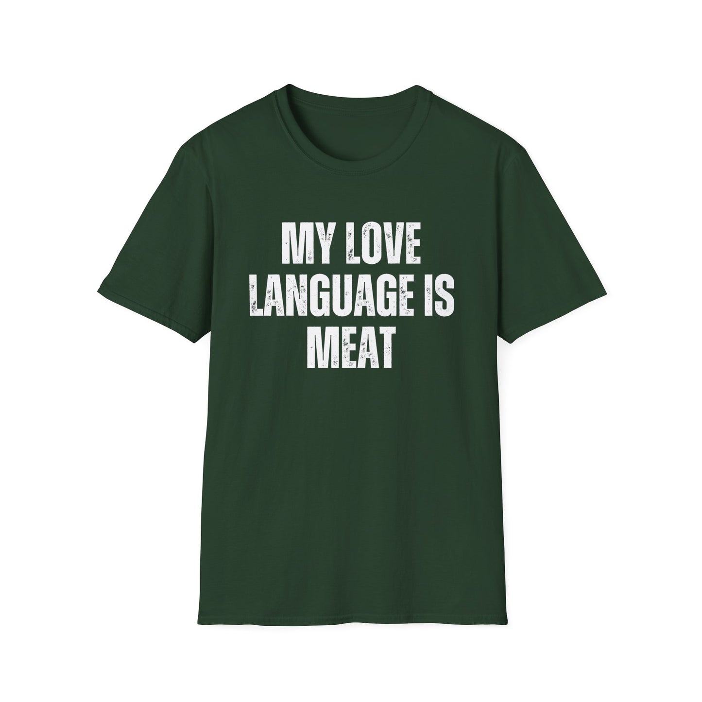 Carnivore Diet Tshirts for Meat Lovers Tshirt Funny Meat T-shirt for Mens gift for BBQ gifts My Love Language is MEAT Shirt for Him gifts