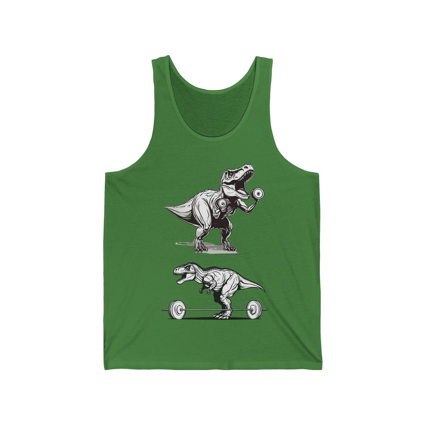 Funny T-Rex Lifting Weights Tank Top for Gym gift Workout enthusiast T-shirt Funny Workout Top for Dinosaur Lover gift for Gym Rat Shirt