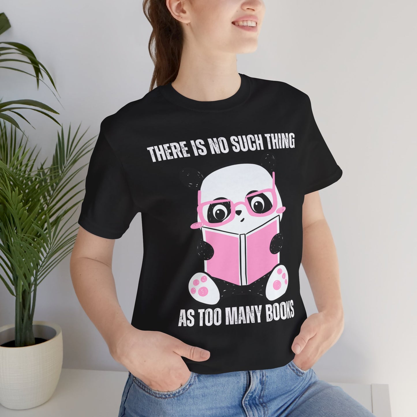 Panda Reading a Book T Shirt - Love Reading Books Shirt for Book Lover T-shirt gift for Panda Lover - Reading Panda
