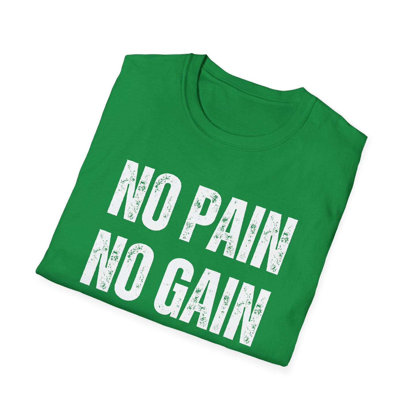 Weightlifting T Shirt Workout T-shirt Gym Lover gift for Him Powerlifting Tee No Pain No Gain Shirt