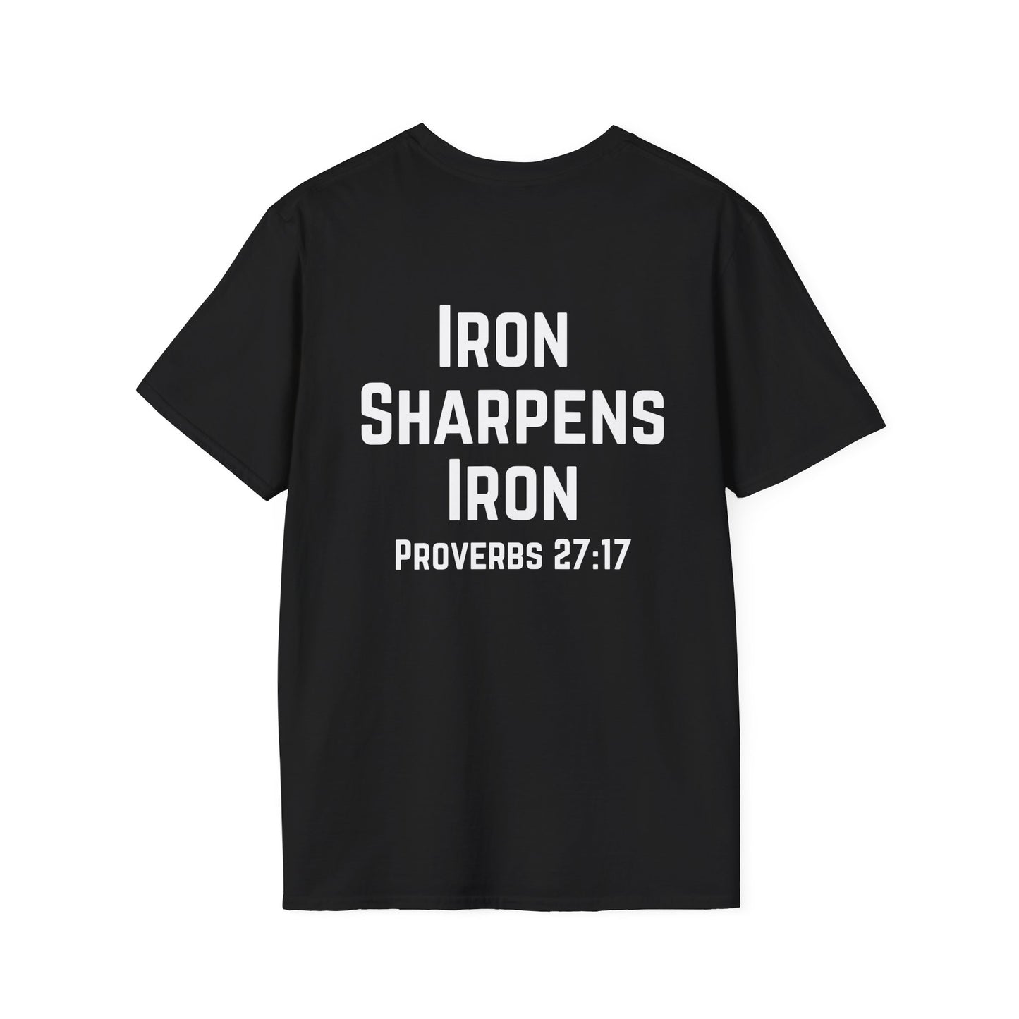Christian Workout T-Shirt, Inspirational Bible Verse Fitness Tee, Religious Gym Apparel, Unisex Softstyle Shirt, Christian Athlete Clothing