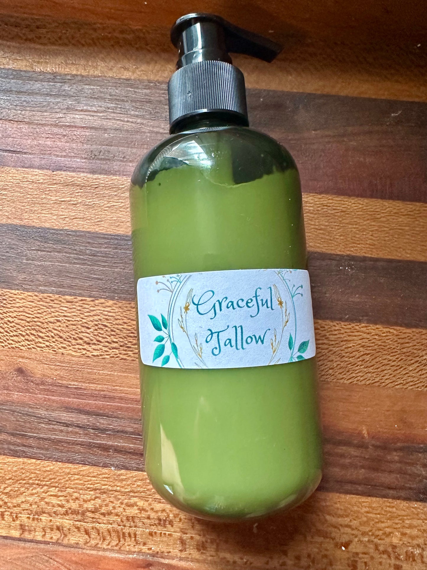 Tallow Face & Body Wash Grass Fed Tallow Face Cleanser Acne Face Washes for Sensitive Skin Cream Cleansers Tallow Shampoo Liquid Hand Soap