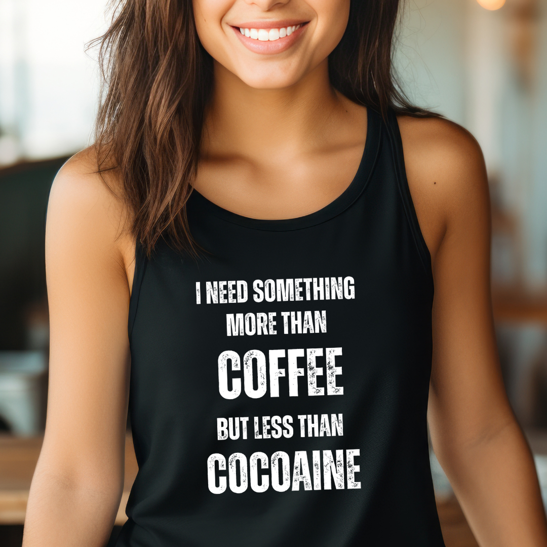 Funny Coffee Saying Unisex Tank Top, Coffee Lovers Gift Ideas sleeveless tank