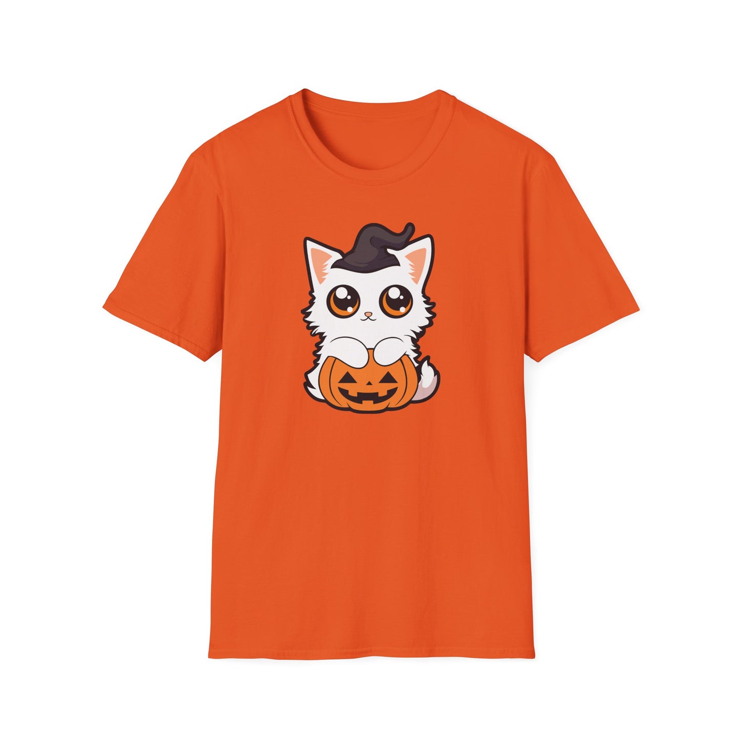Halloween Cat Shirt for Cute Cat Tee shirts for her gifts for Halloween T-shirt for Cat Lover T Shirt for Cat Mom gifts for Kitty T Shirts