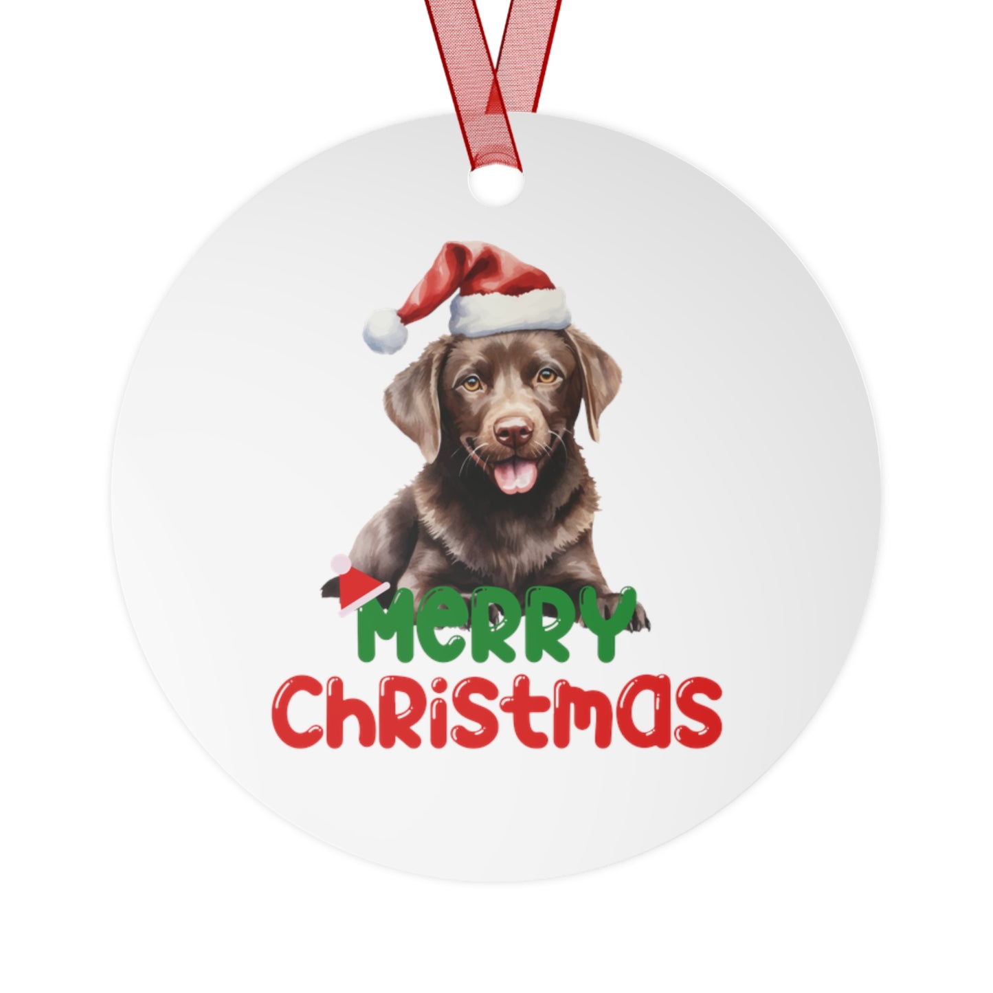 Dog Christmas Ornaments for Chocolate Lab Ornament for Labrador Retriever Ornament for Brown Lab gifts for Lab Mom gifts for Christmas