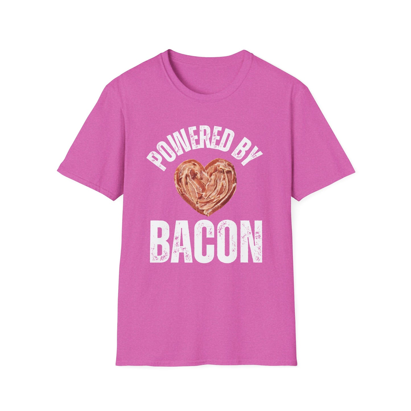 Powered By Bacon Tshirt for Carnivore Diet gift for Meat Lover Shirts for Bacon Lovers gifts Breakfast Shirt Foodie T-shirts for Dad gift