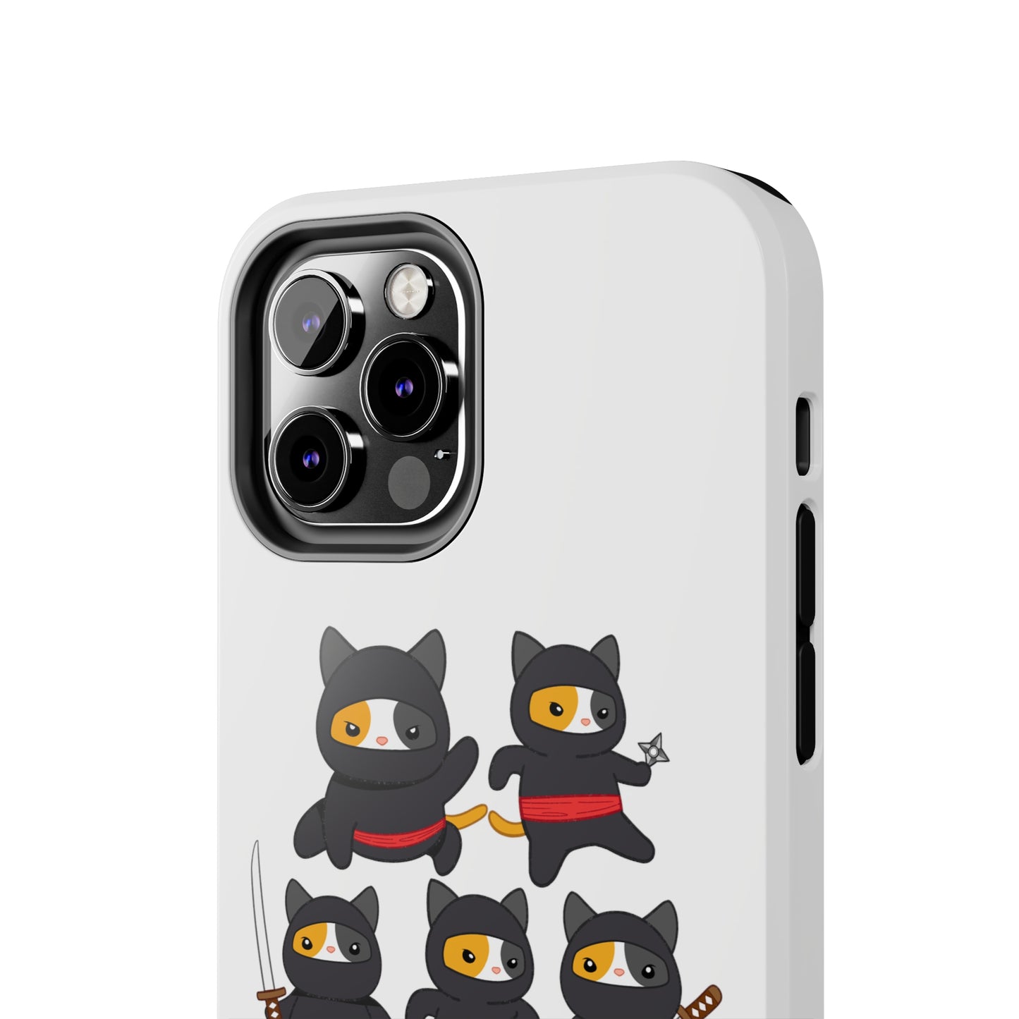 Funny Cat iPhone case for Cat Lover gift for Cat Mom gift Funny Cat Phone Case NINJA CATS Case