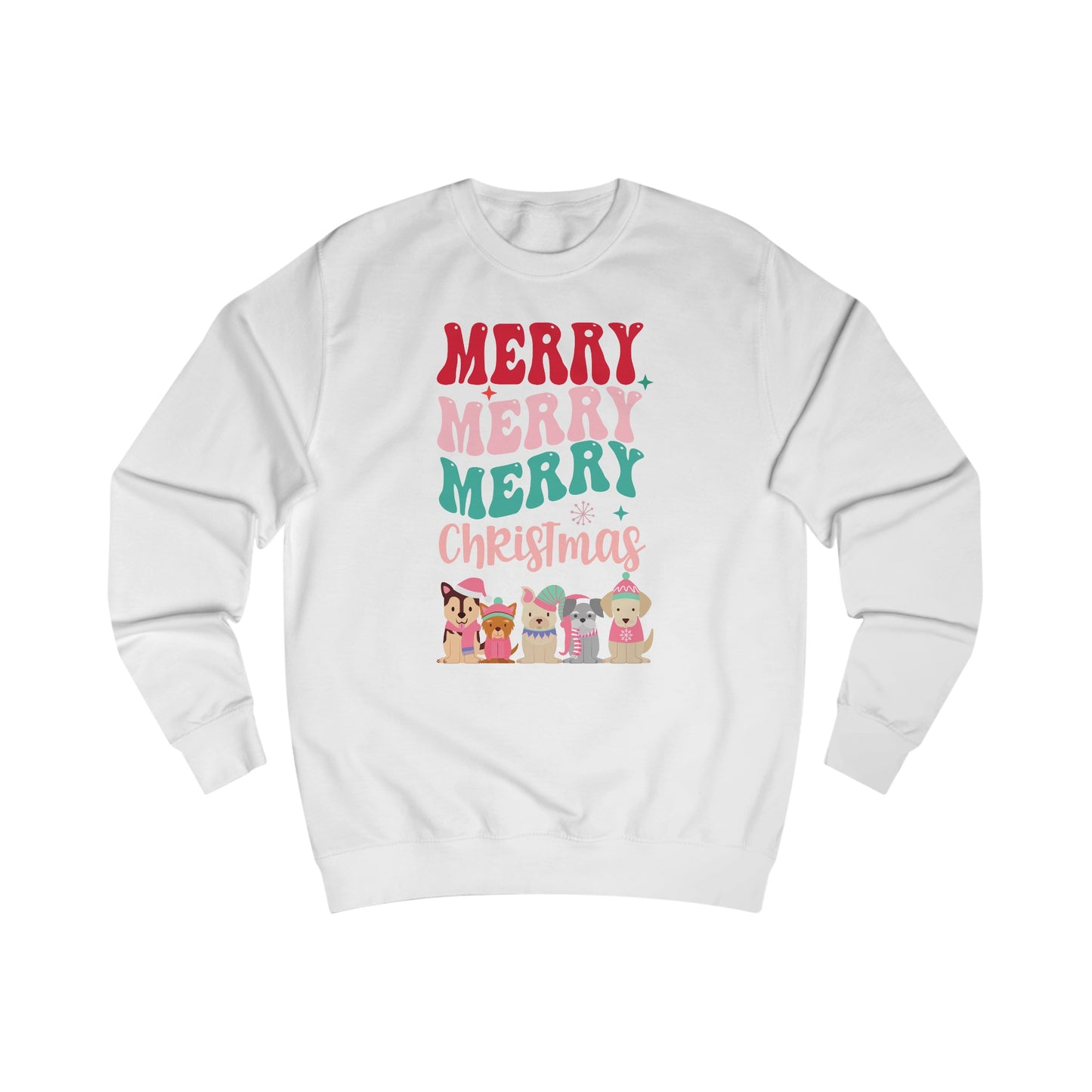 Christmas Dogs Sweater Dogs Sweatshirt for Dog Mom gift for Christmas present for Dog Lady Groovy Puppy Sweatshirts for Her