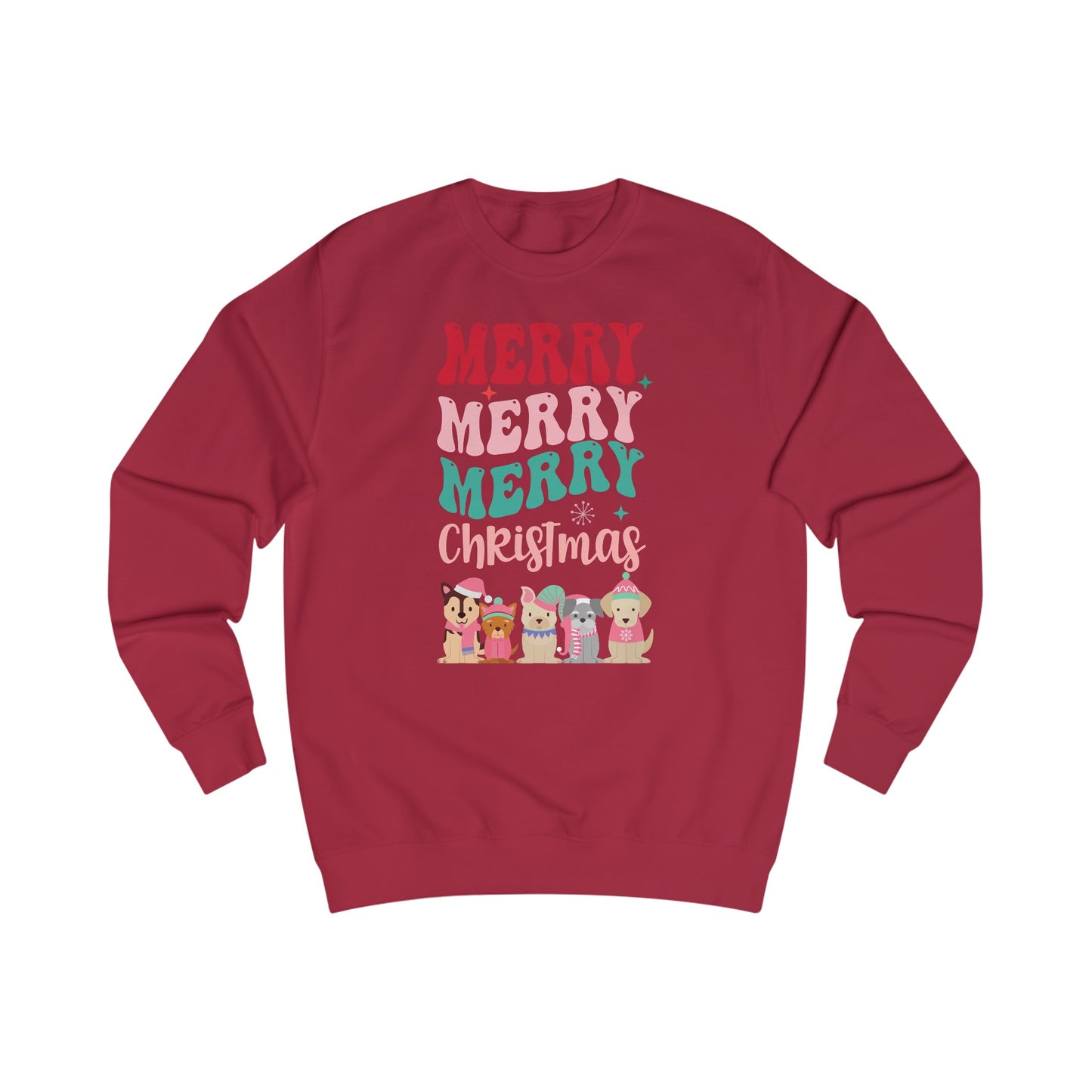 Christmas Dogs Sweater Dogs Sweatshirt for Dog Mom gift for Christmas present for Dog Lady Groovy Puppy Sweatshirts for Her