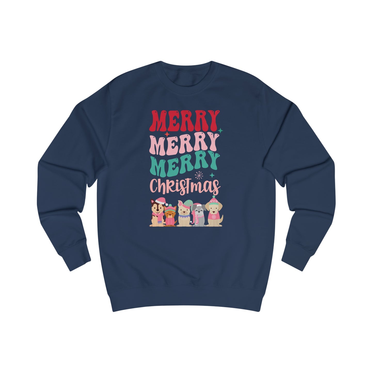 Christmas Dogs Sweater Dogs Sweatshirt for Dog Mom gift for Christmas present for Dog Lady Groovy Puppy Sweatshirts for Her