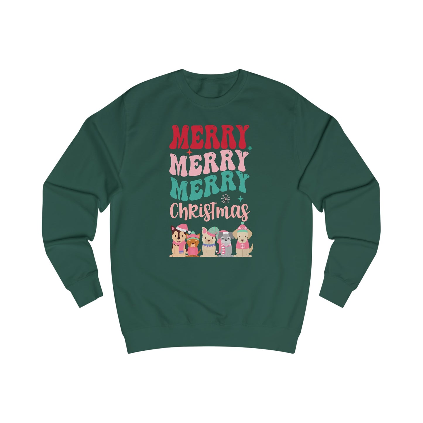Christmas Dogs Sweater Dogs Sweatshirt for Dog Mom gift for Christmas present for Dog Lady Groovy Puppy Sweatshirts for Her