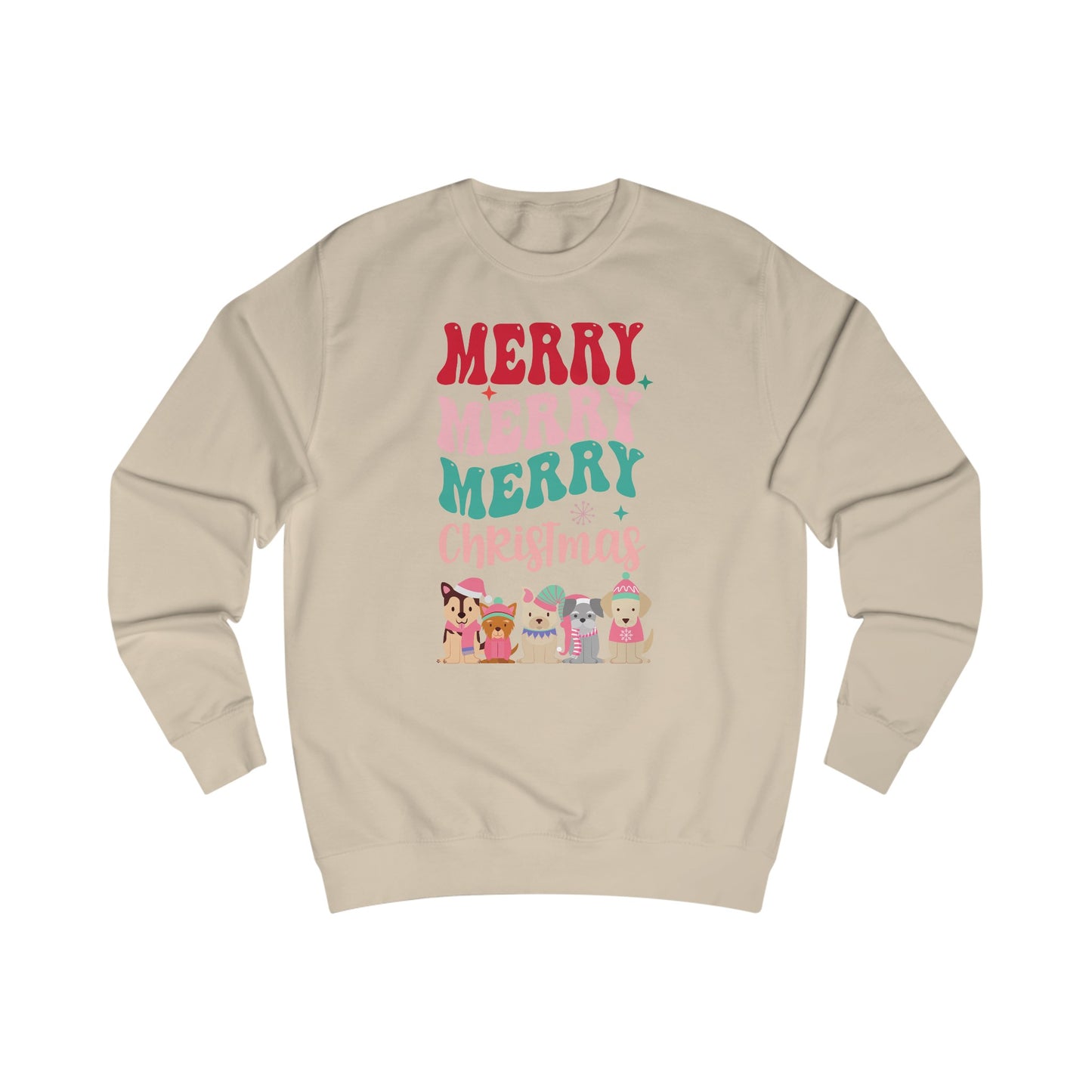 Christmas Dogs Sweater Dogs Sweatshirt for Dog Mom gift for Christmas present for Dog Lady Groovy Puppy Sweatshirts for Her