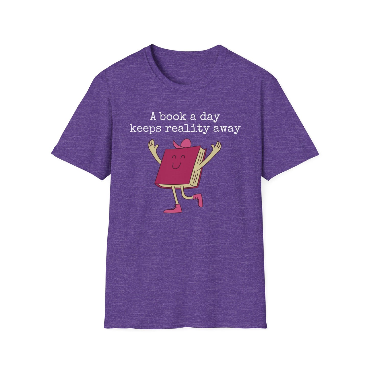 Bookish T Shirt for Reading Lover gift for Book Lover Tshirt Reading Shirt for BookWorm gifts for her A Book A Day Keeps Reality Away Tee