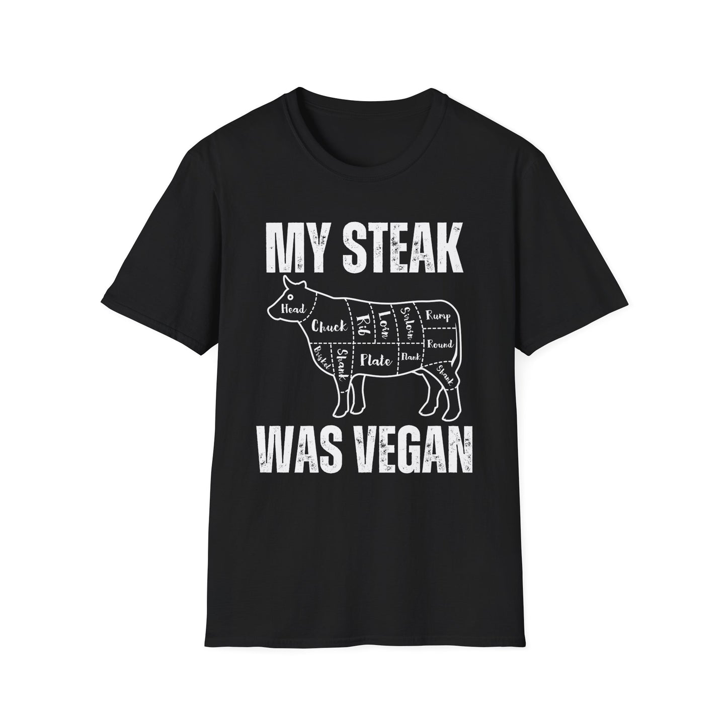 Funny T-shirt for Steak Lover gift for Meat Lover Shirt for Carnivore T Shirt My Steak Was Vegan Tee, Second Hand Vegan