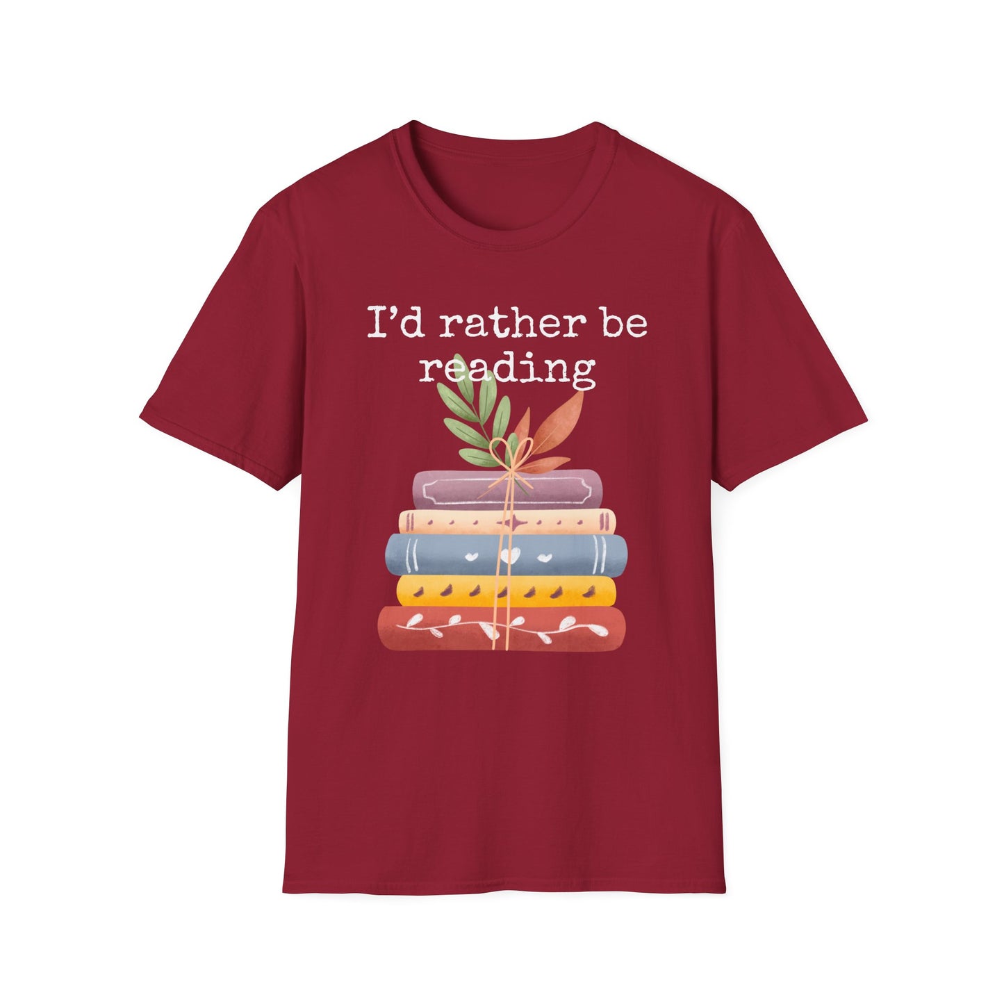 I'd Rather Be Reading T Shirt for Book Lover Tshirt for Reading Lover gift ideas for Christmas present for Bookworm Shirt for Nerd gifts