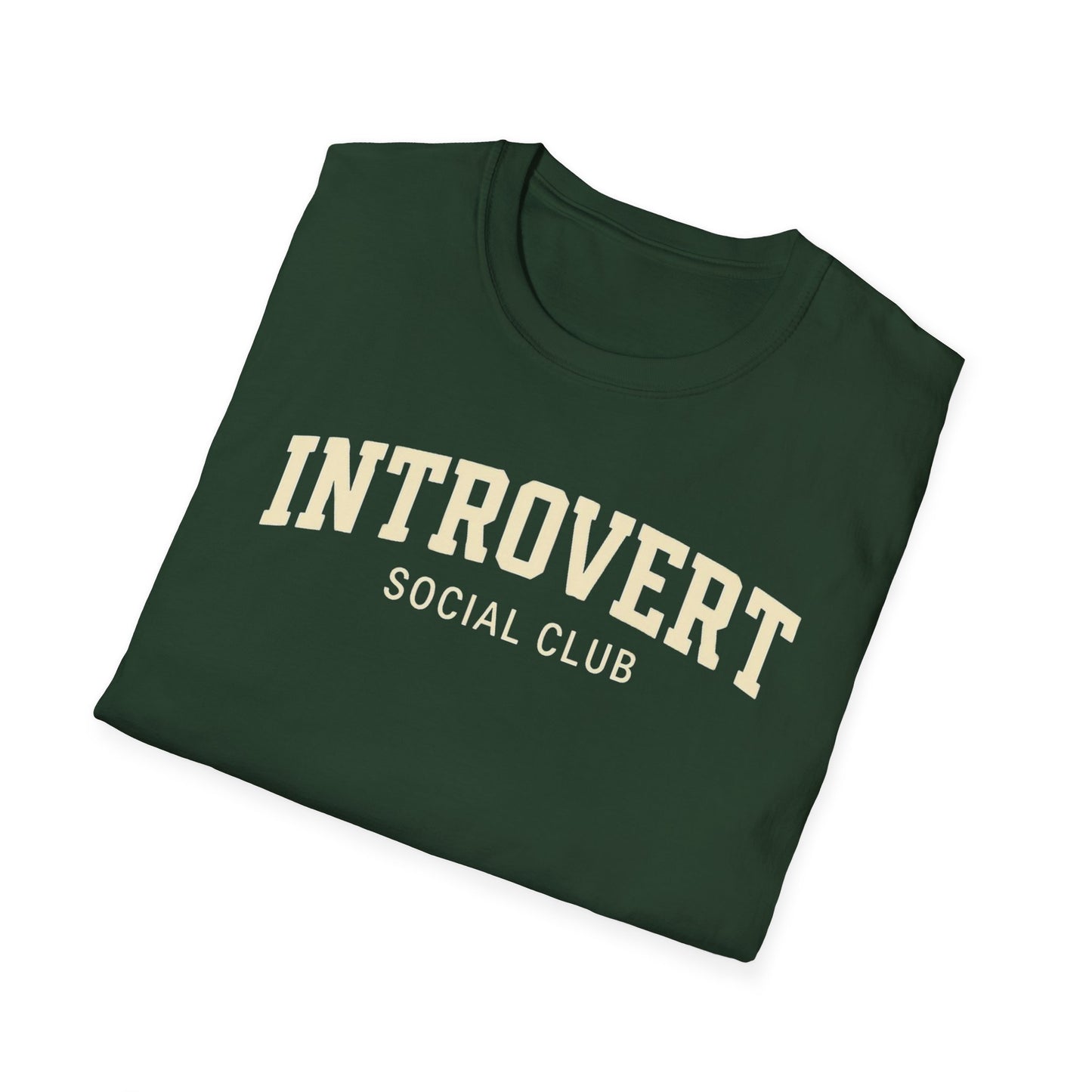 Introvert Social Club FUnny Introverted T-Shirt, Introverted Friend Gifts, Funny Graphic Tee, Social Distancing Shirt, Graphic Tee for