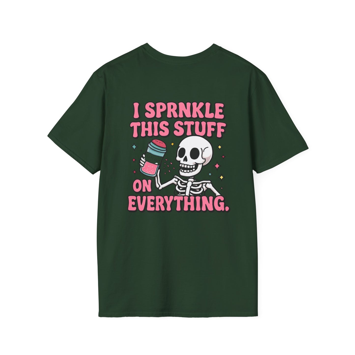 Sarcasm Skeleton Tee, Funny Graphic Tee, Humorous Shirt Gift, Softstyle T-Shirt Unisex, Sarcastic Clothing