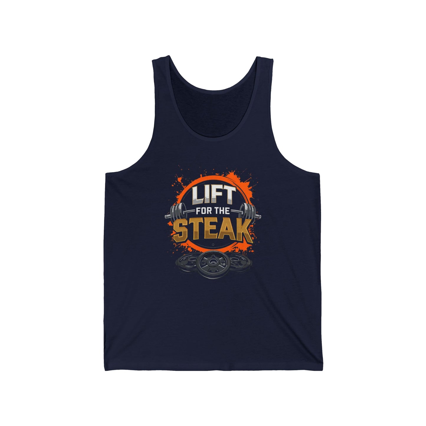 Gym Tank Top Workout Tank Tops for Gym Lovers gifts for Men presents for Christmas present for Bodybuilding Tanks Lift for Steak Shirt