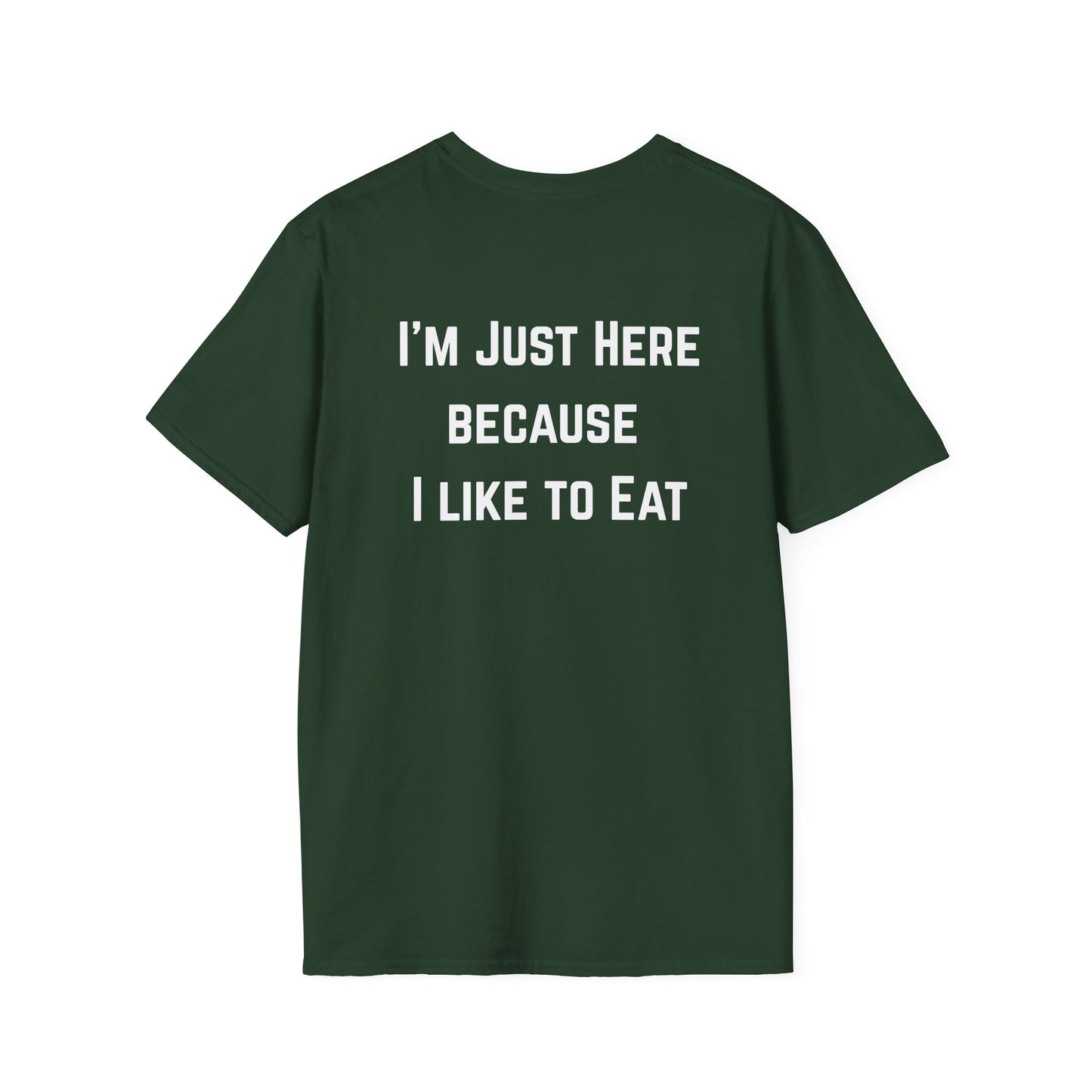 Workout Top for Gym gifts for Gym Girl T-shirt I'm Just Here Because I Like to Eat T-shirt Fitness Tees Workout Tee Shirts for him gifts