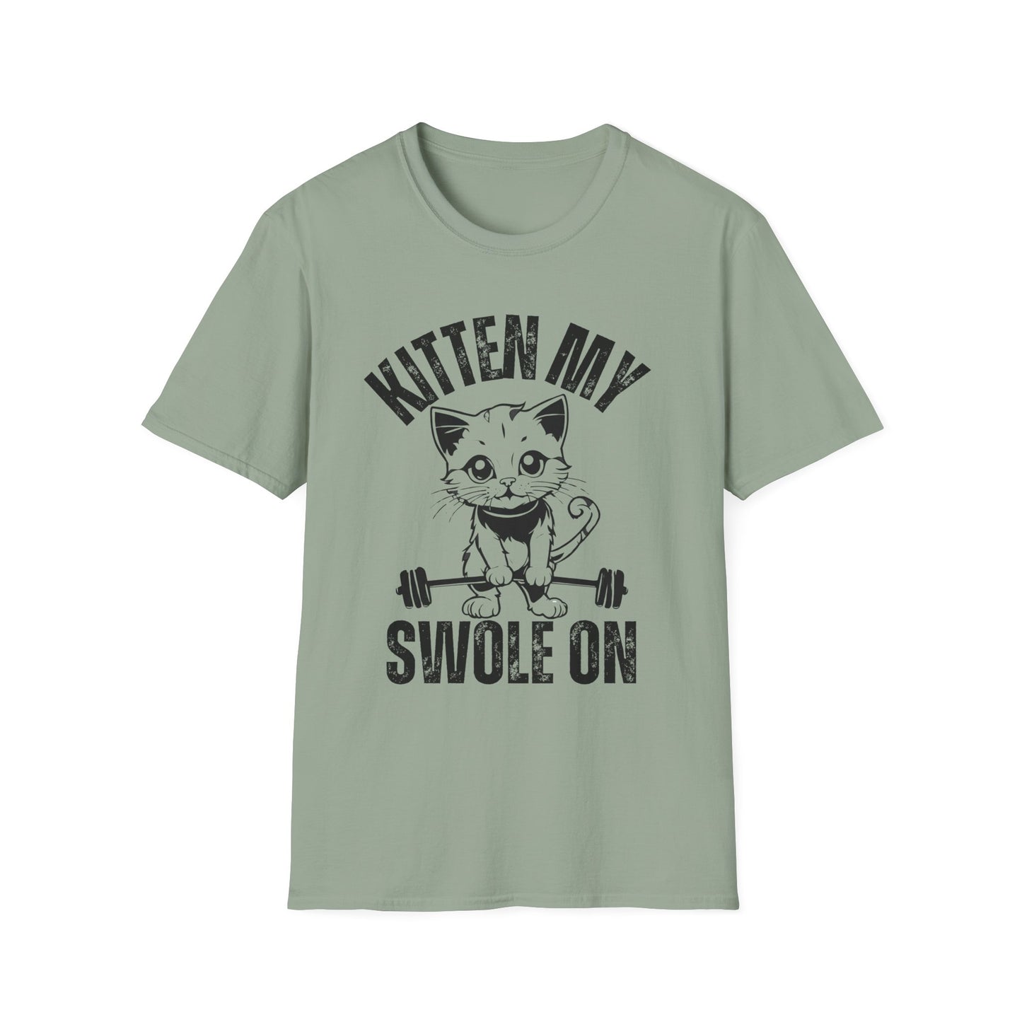 Kitten My Swole On T-shirt Cute Cat Gym Shirt for Cat Lover gift for Gym Top, Kitten My Swole On T-shirt Funny cats lifting weights