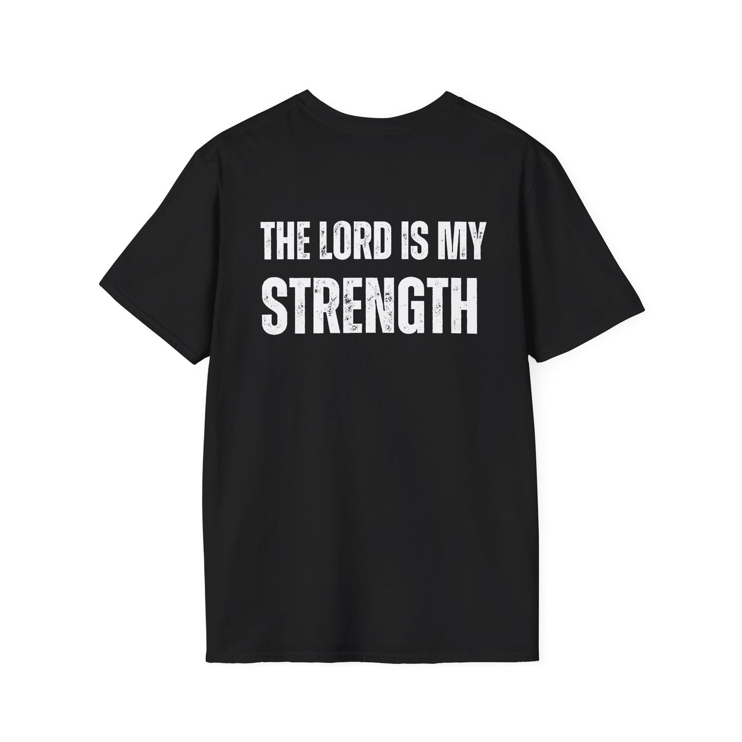 Christian Workout T-Shirt, the Lord is my Strength, Gym Tee, Bible Verse Gift, Fitness Top, Inspirational Shirt