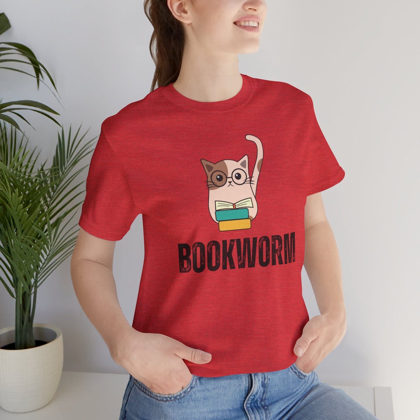 Book Worm Cat T-shirt Bookish shirt for Book Lover gift Cat Lover gift for Cats Mom T Shirt for Women's gifts for English Teacher gifts