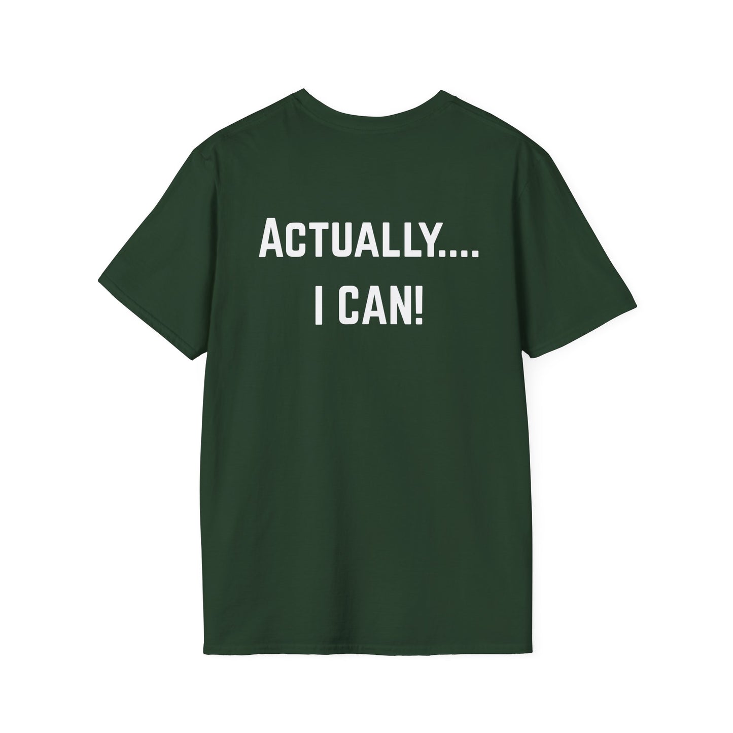 Positive Workout Tee Actually I Can T-shirt Fitness Motivation Gym Clothes for Fitness Lover gift Inspirational Gym Shirt Activewear Top