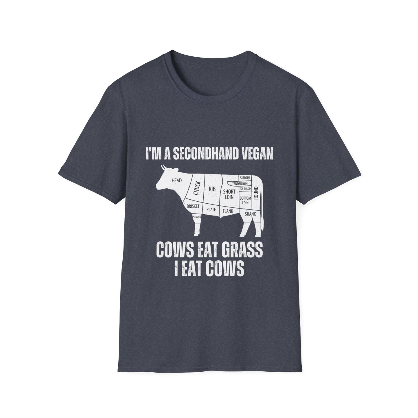 Funny Shirt for Meat Lover gift for Carnivore gift for Valentines Day gift for Him - Meat T-shirt - Funny T shirt for Her - Secondhand Vegan