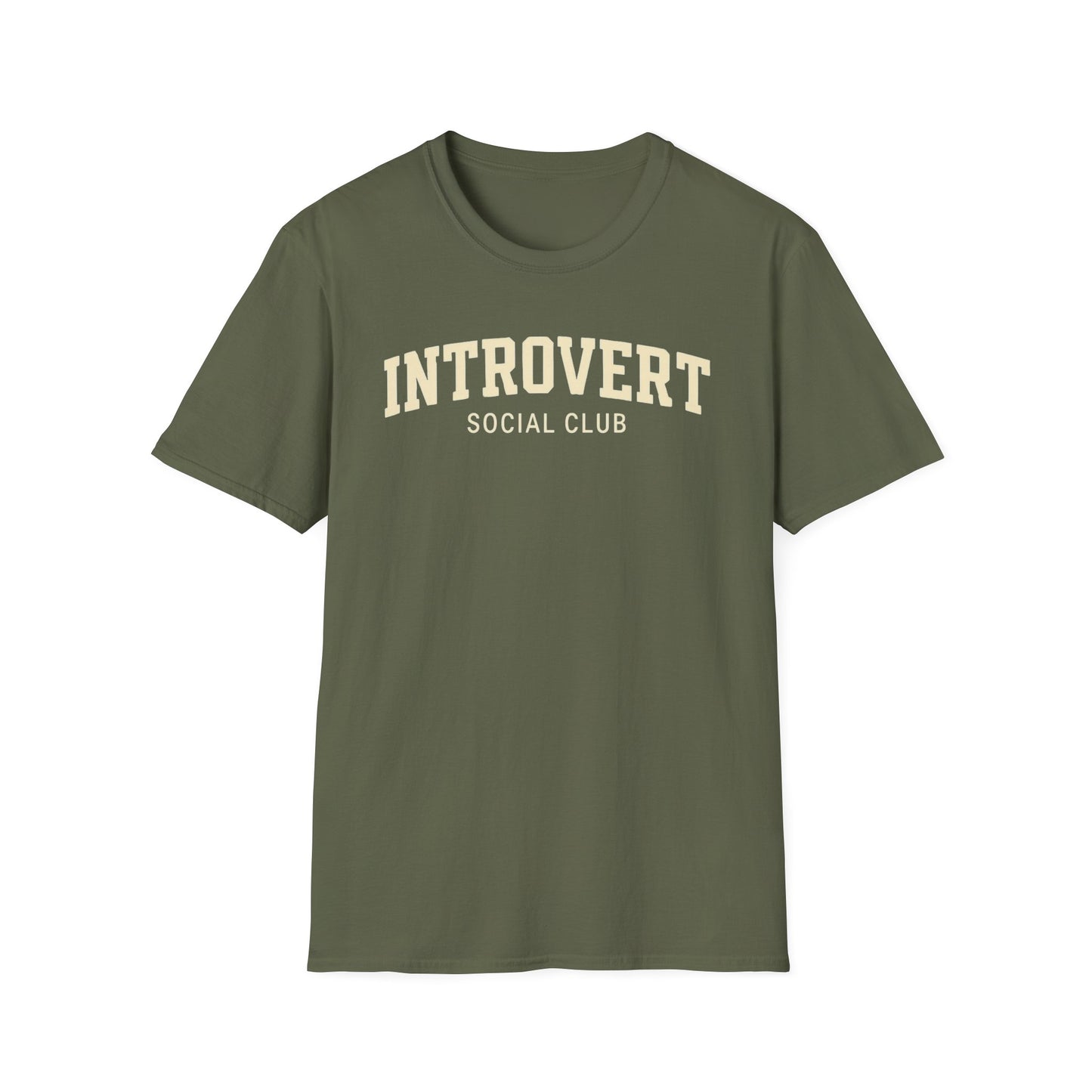 Introvert Social Club FUnny Introverted T-Shirt, Introverted Friend Gifts, Funny Graphic Tee, Social Distancing Shirt, Graphic Tee for