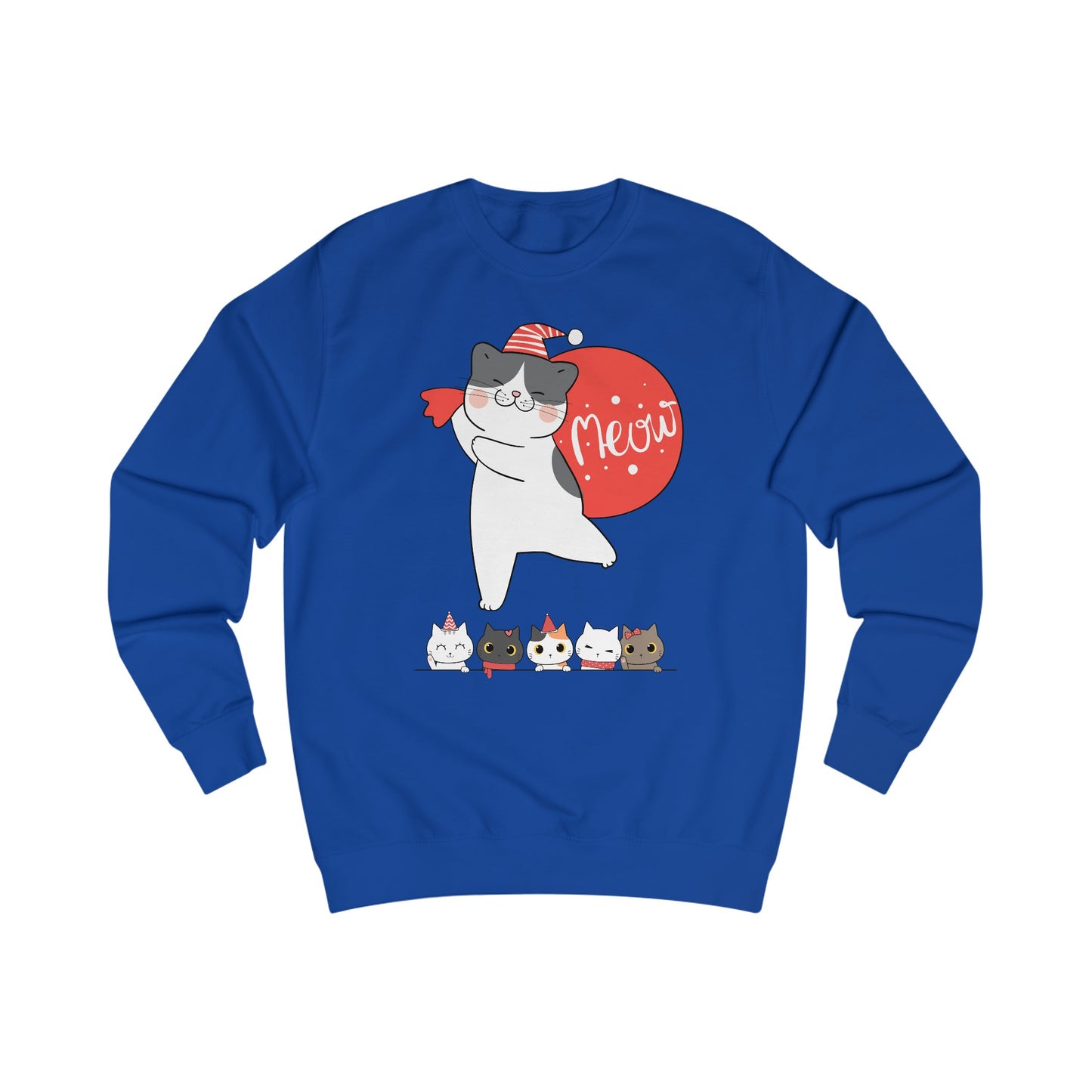 Funny Christmas Sweatshirt for Cat Lover present for Christmas Cat Sweater for Women's gifts for Christmas Sweatshirts for Winter gifts