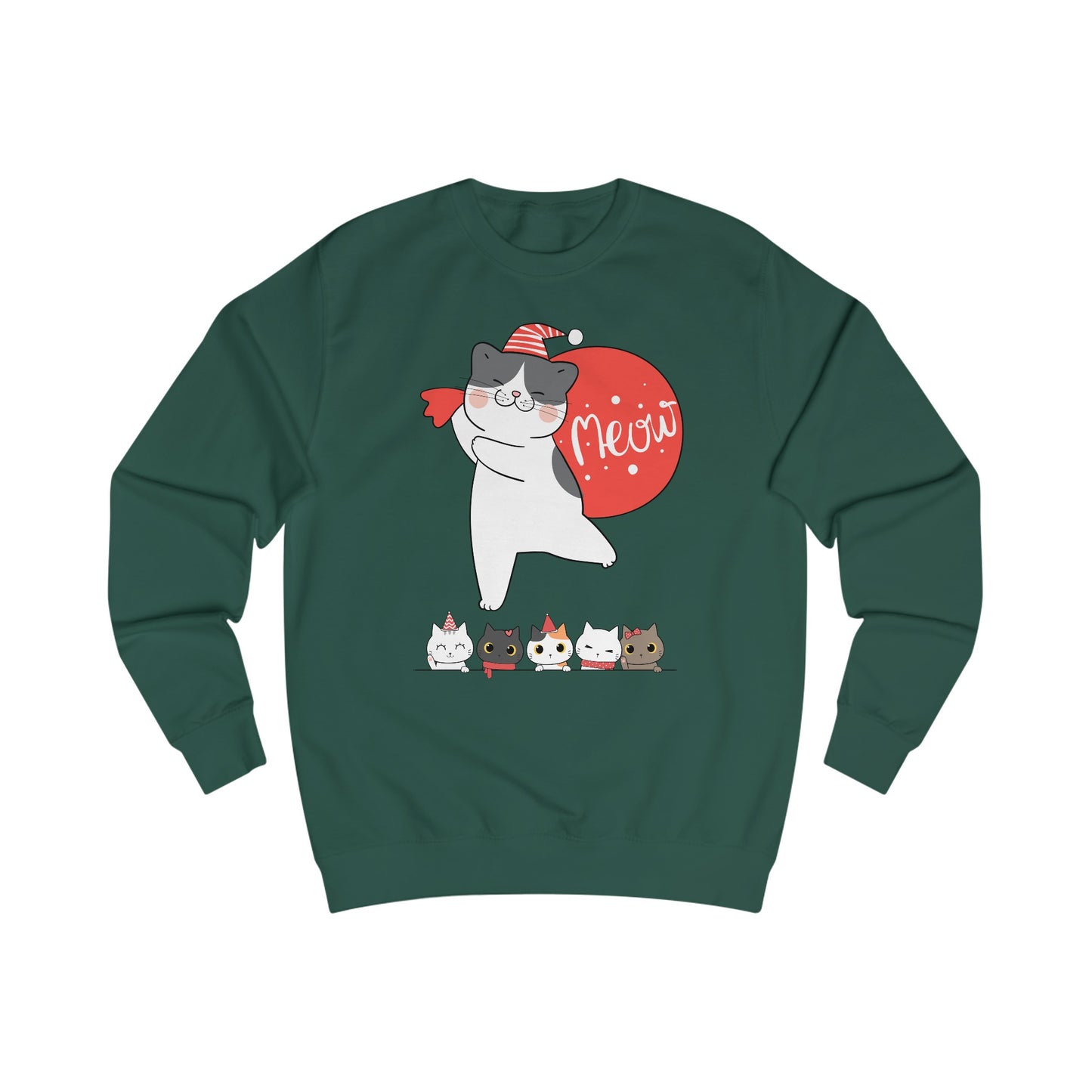 Funny Christmas Sweatshirt for Cat Lover present for Christmas Cat Sweater for Women's gifts for Christmas Sweatshirts for Winter gifts