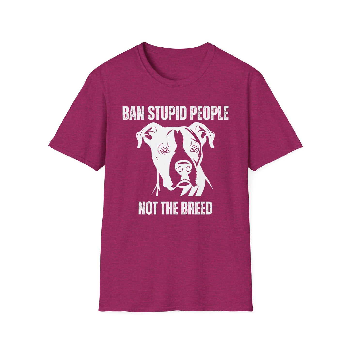 Pit Bull Lover TShirt for Pit Bull Mom gifts for Dog Lover gift for Pit Bull Awareness T-shirts Ban Stupid People Not The Breed Shirt