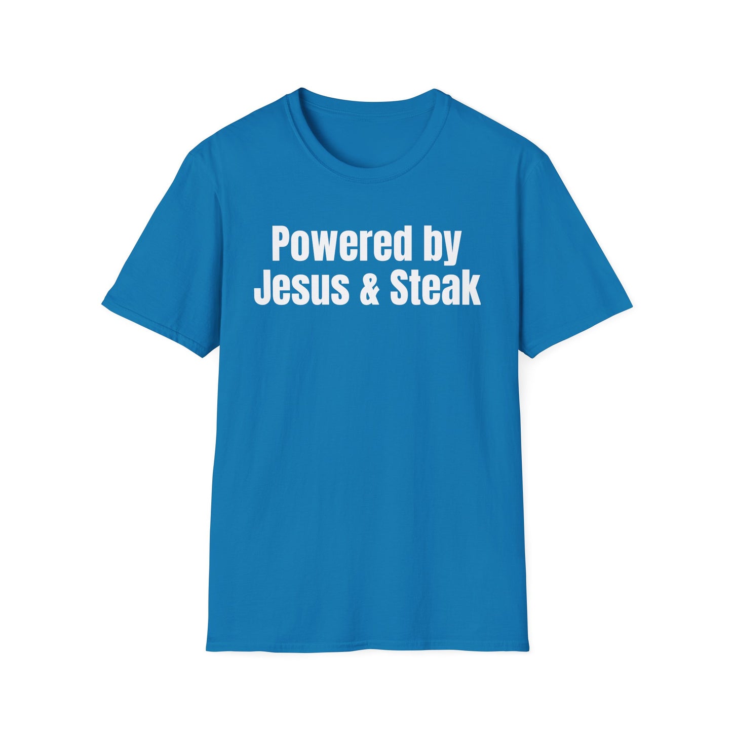 Jesus and Seak T Shirt for Gym Shirts for Christian gifts for Gym Lovers gift Religious Christian T-Shirt for Meat Lovers, Jesus-Powered Tee