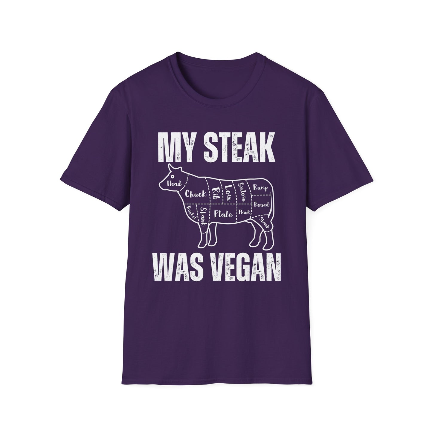 Funny T-shirt for Steak Lover gift for Meat Lover Shirt for Carnivore T Shirt My Steak Was Vegan Tee, Second Hand Vegan