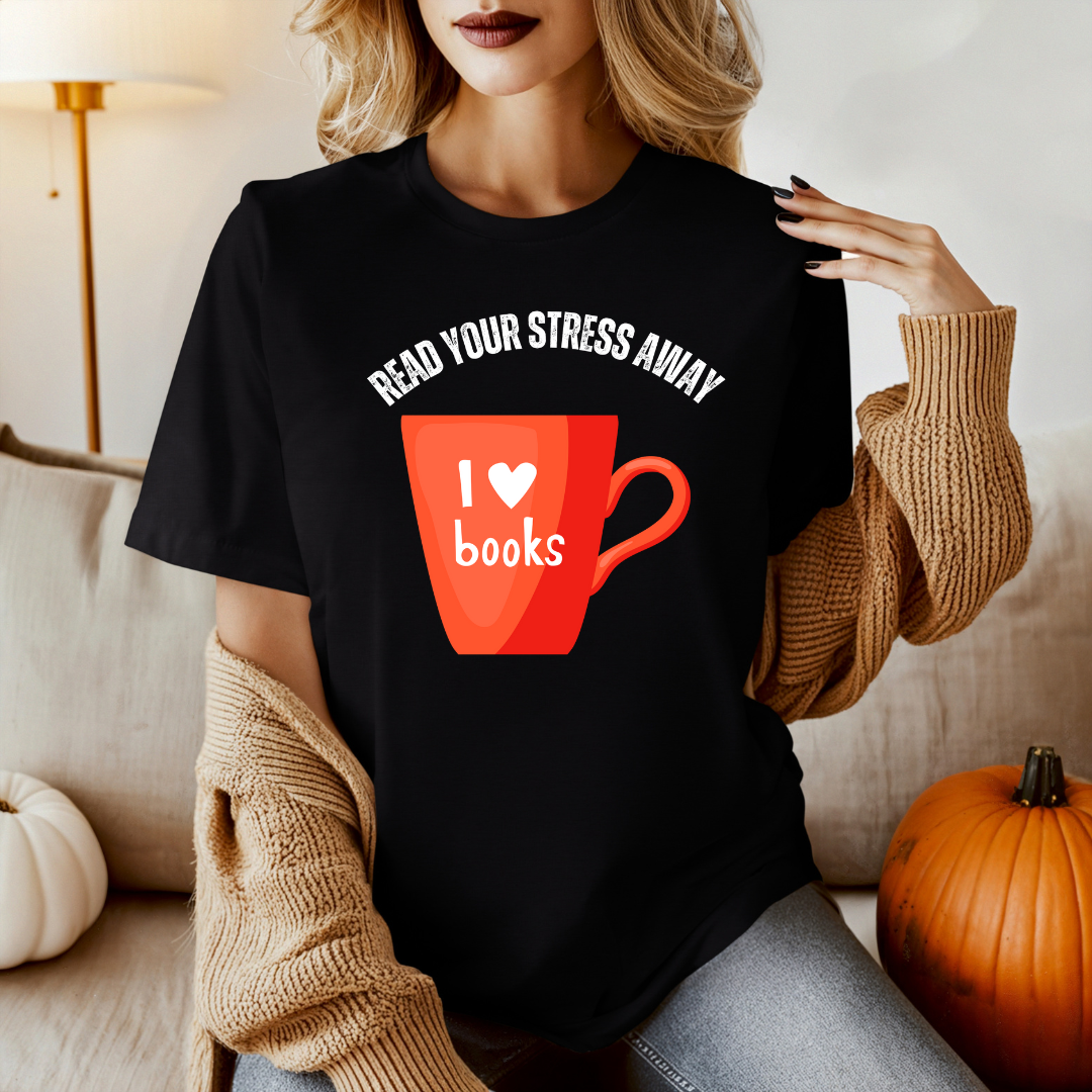 Book Lover T-Shirt Book Shirts Reading Tee for Bookworm Shirt for Literary Gift Book Club Top I love Books tshirts Books and coffee