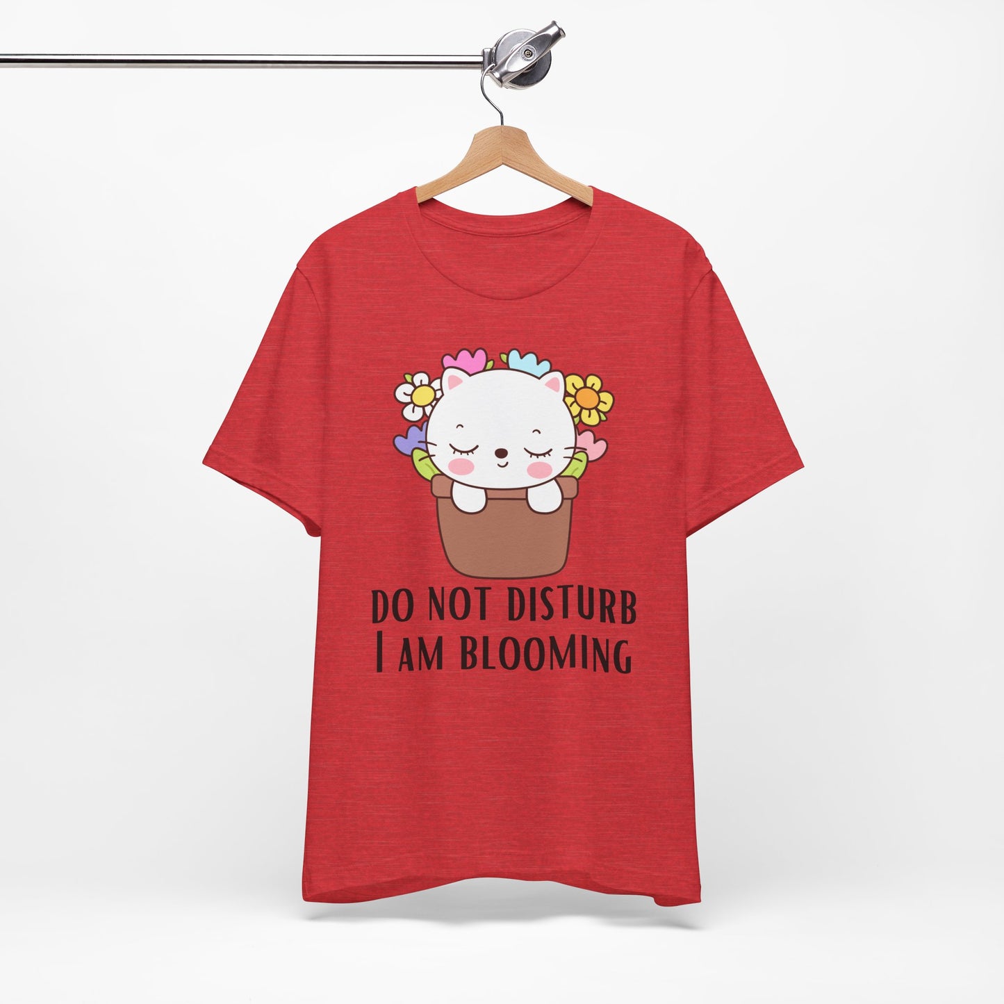 Funny Cat Shirt for Gardner gift Cats & Flower T-Shirt for Mother's Day gifts for Cat Mom T Shirts Do Not Disturb I am Blooming