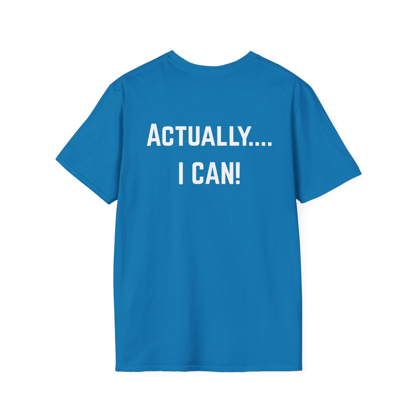 Positive Workout Tee Actually I Can T-shirt Fitness Motivation Gym Clothes for Fitness Lover gift Inspirational Gym Shirt Activewear Top