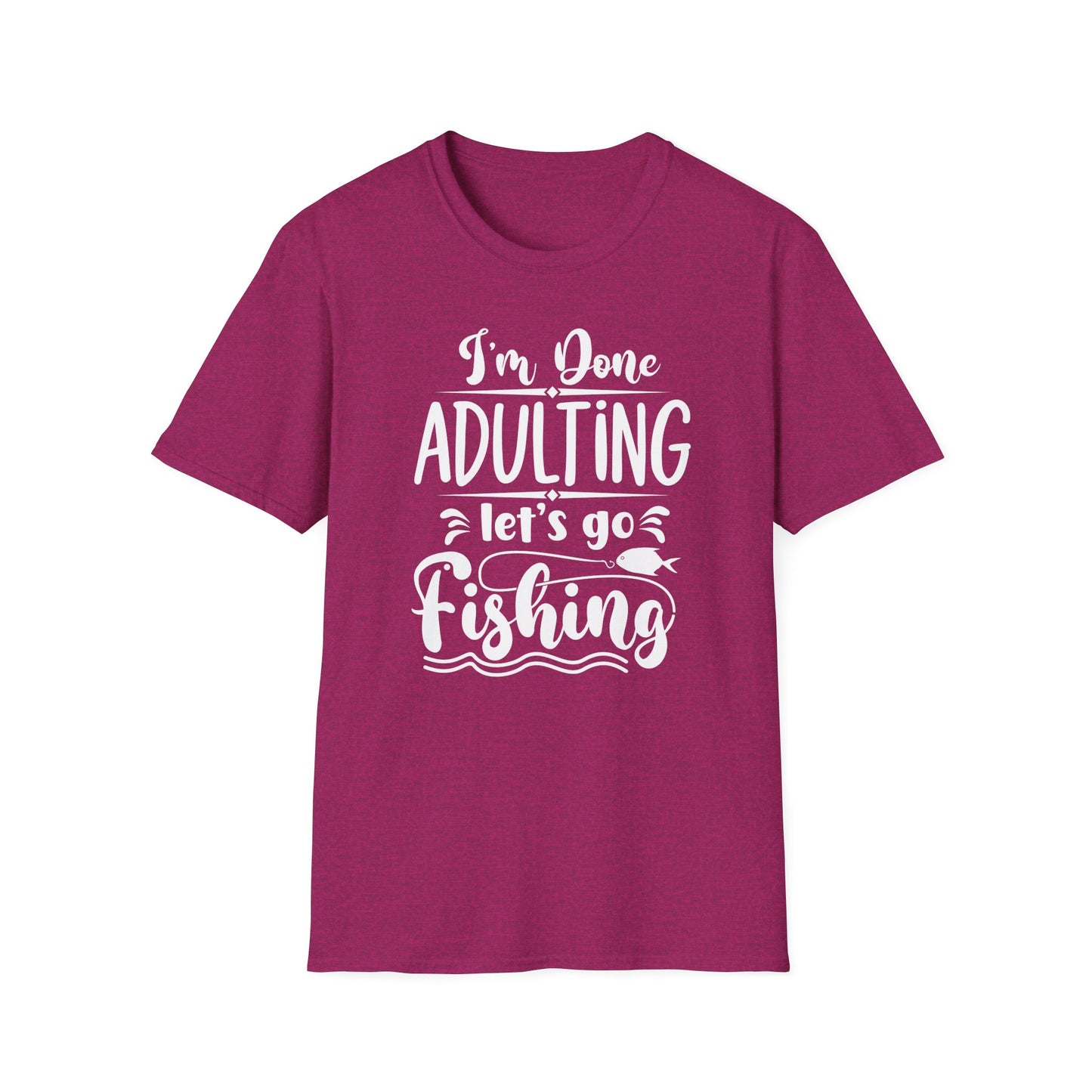 Fishing T Shirt for Hunting T Shirts for Hunter gift for Fishing Lover gifts for Christmas present for Hunting Shirt I'm Done Adulting I'm