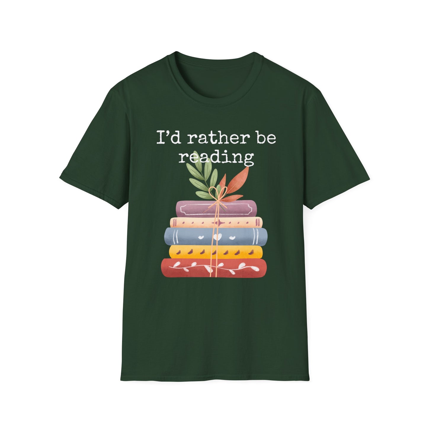 I'd Rather Be Reading T Shirt for Book Lover Tshirt for Reading Lover gift ideas for Christmas present for Bookworm Shirt for Nerd gifts