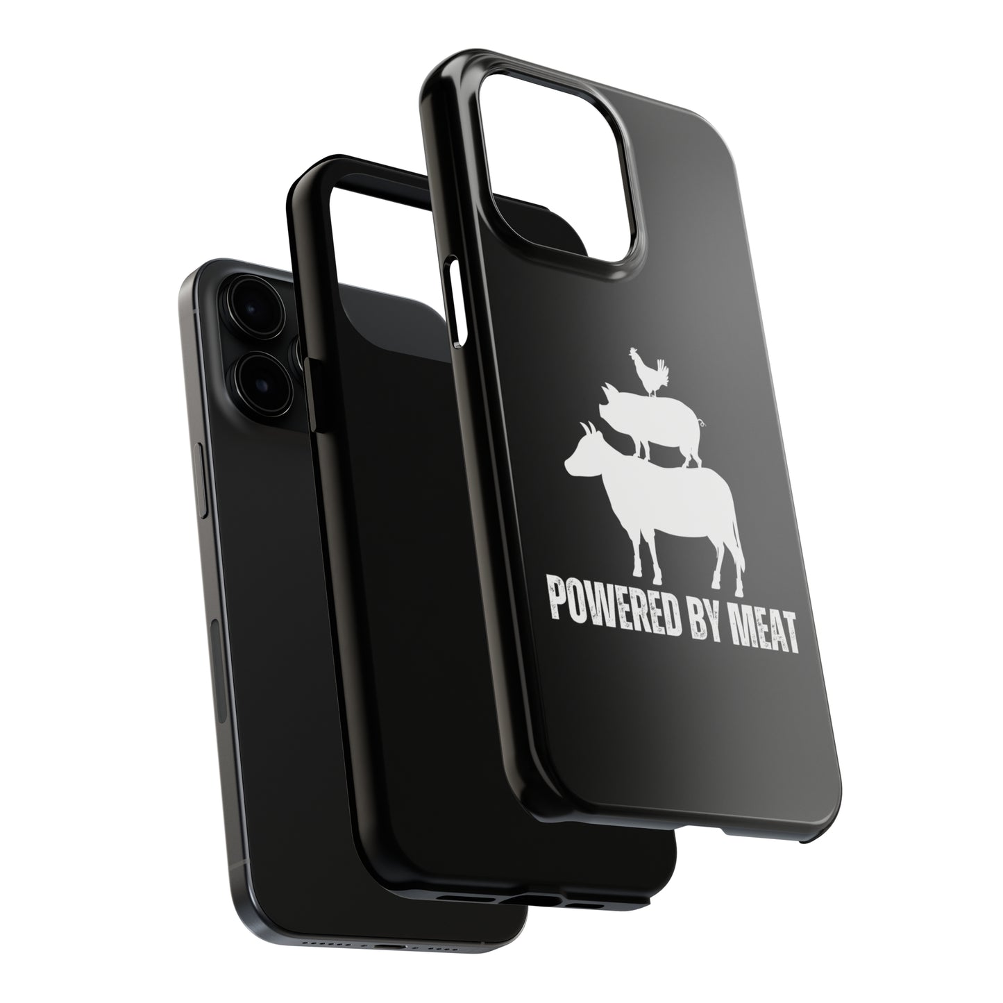 Carnivore Phone Case Powered By Meat Funny Phone case for Carnivore gift for Lion Lover gift for him or her